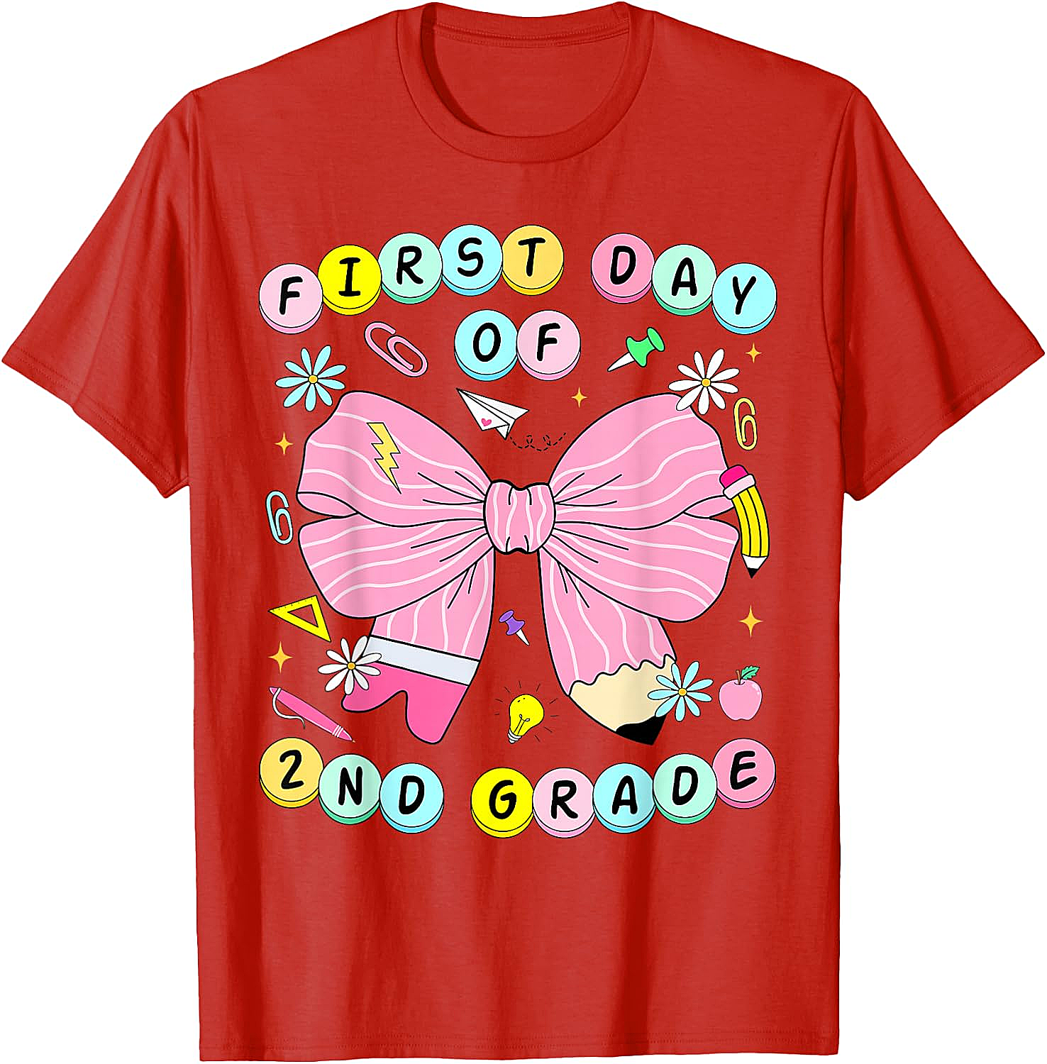 2nd Grade Coquette Back to School Kids T-Shirt