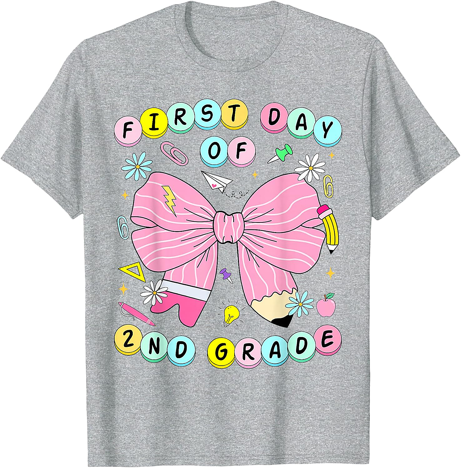 2nd Grade Coquette Back to School Kids T-Shirt