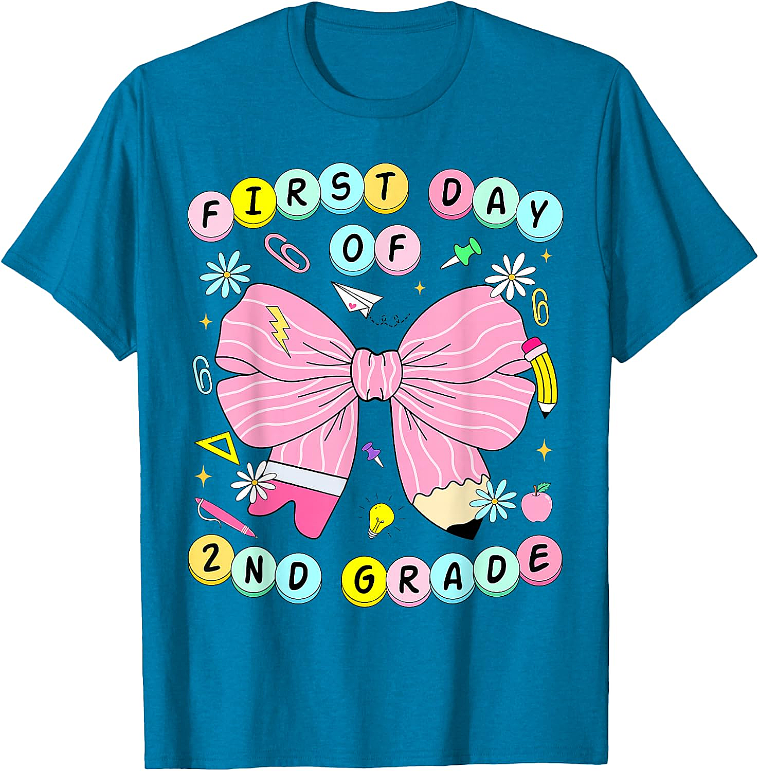 2nd Grade Coquette Back to School Kids T-Shirt