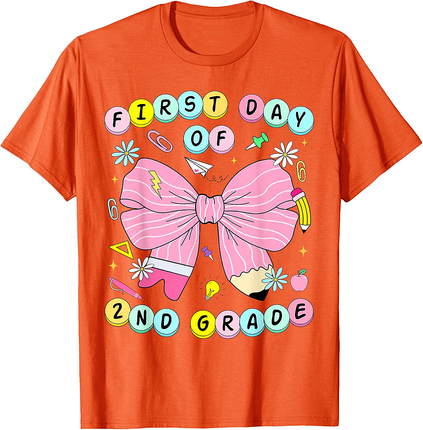 2nd Grade Coquette Back to School Kids T-Shirt