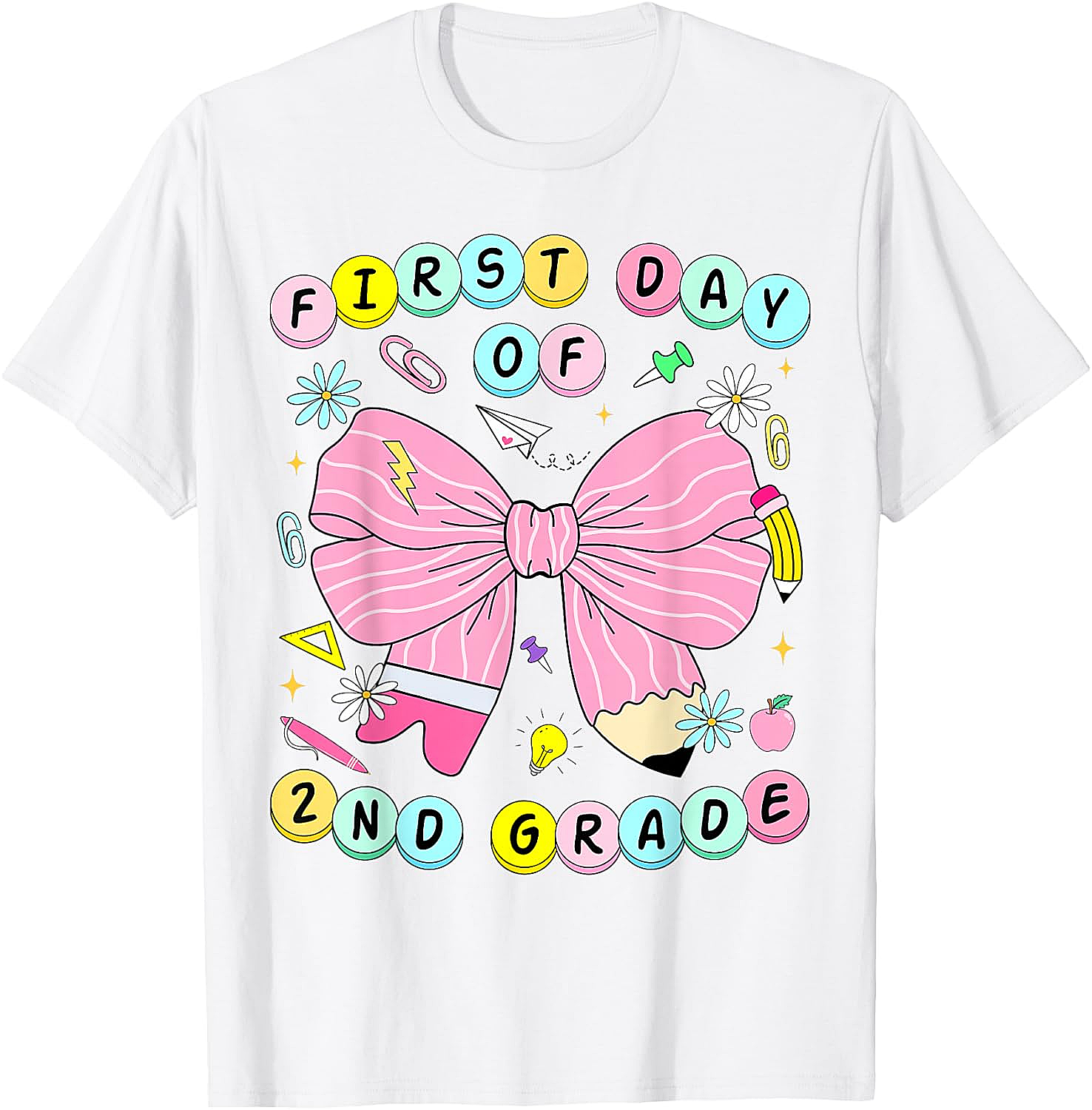 2nd Grade Coquette Back to School Kids T-Shirt