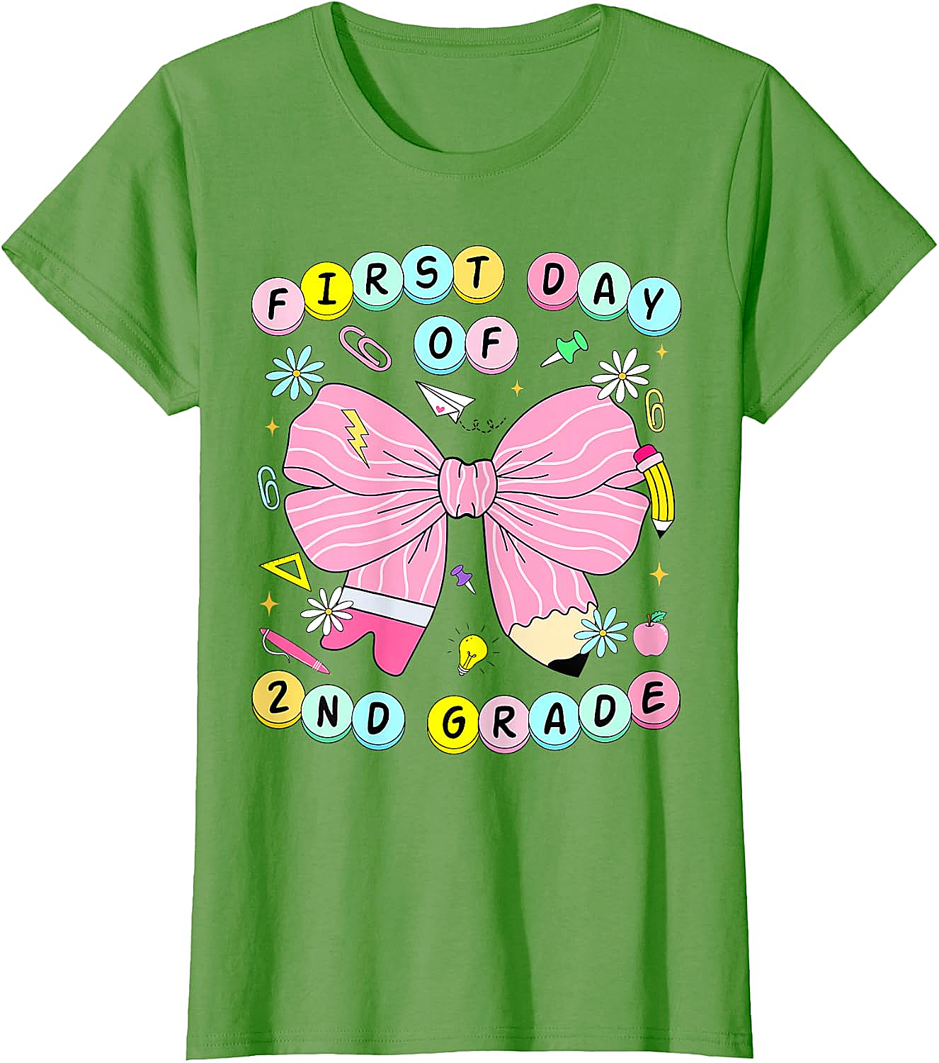 2nd Grade Coquette Back to School Kids T-Shirt