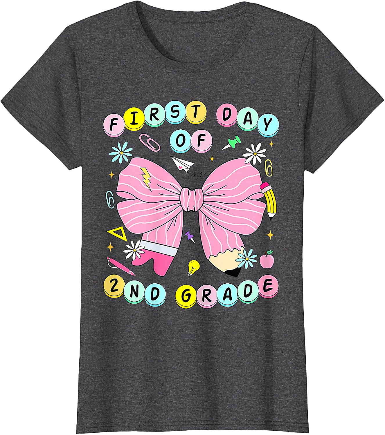 2nd Grade Coquette Back to School Kids T-Shirt