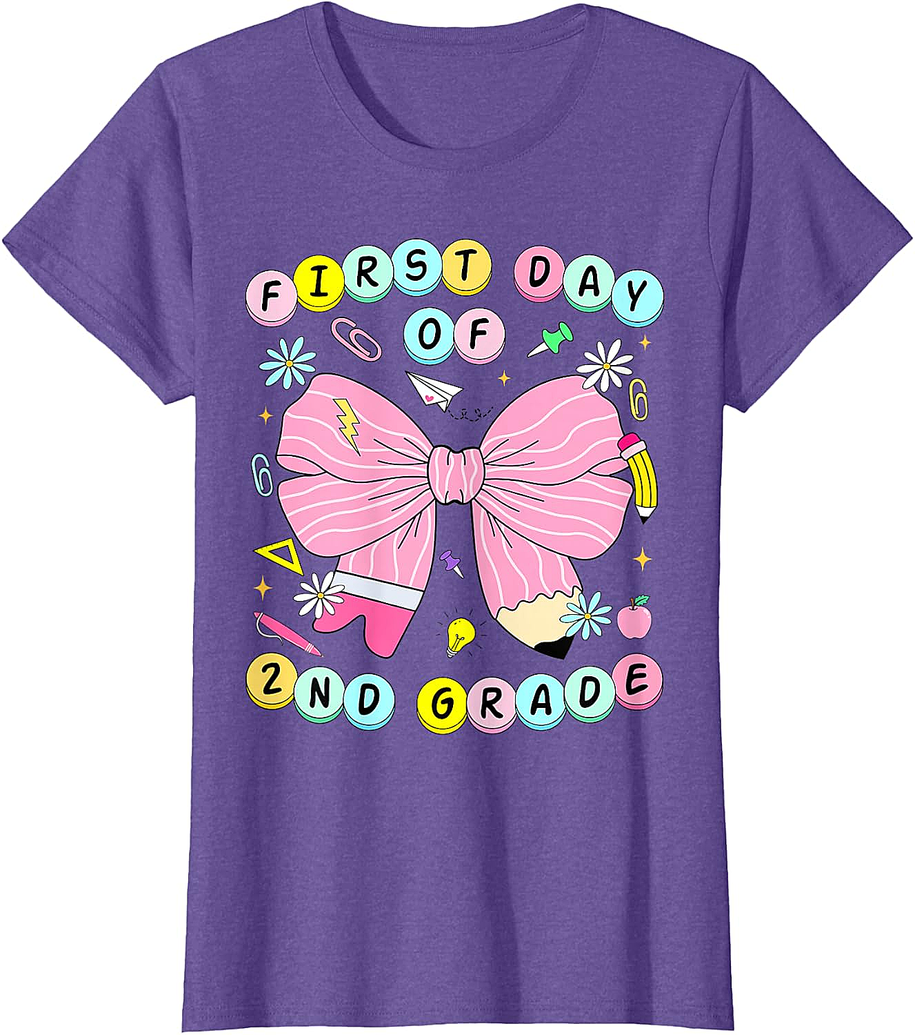 2nd Grade Coquette Back to School Kids T-Shirt