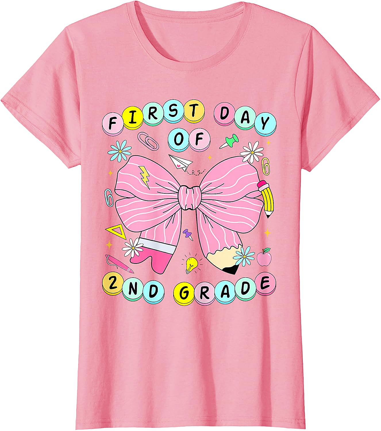2nd Grade Coquette Back to School Kids T-Shirt