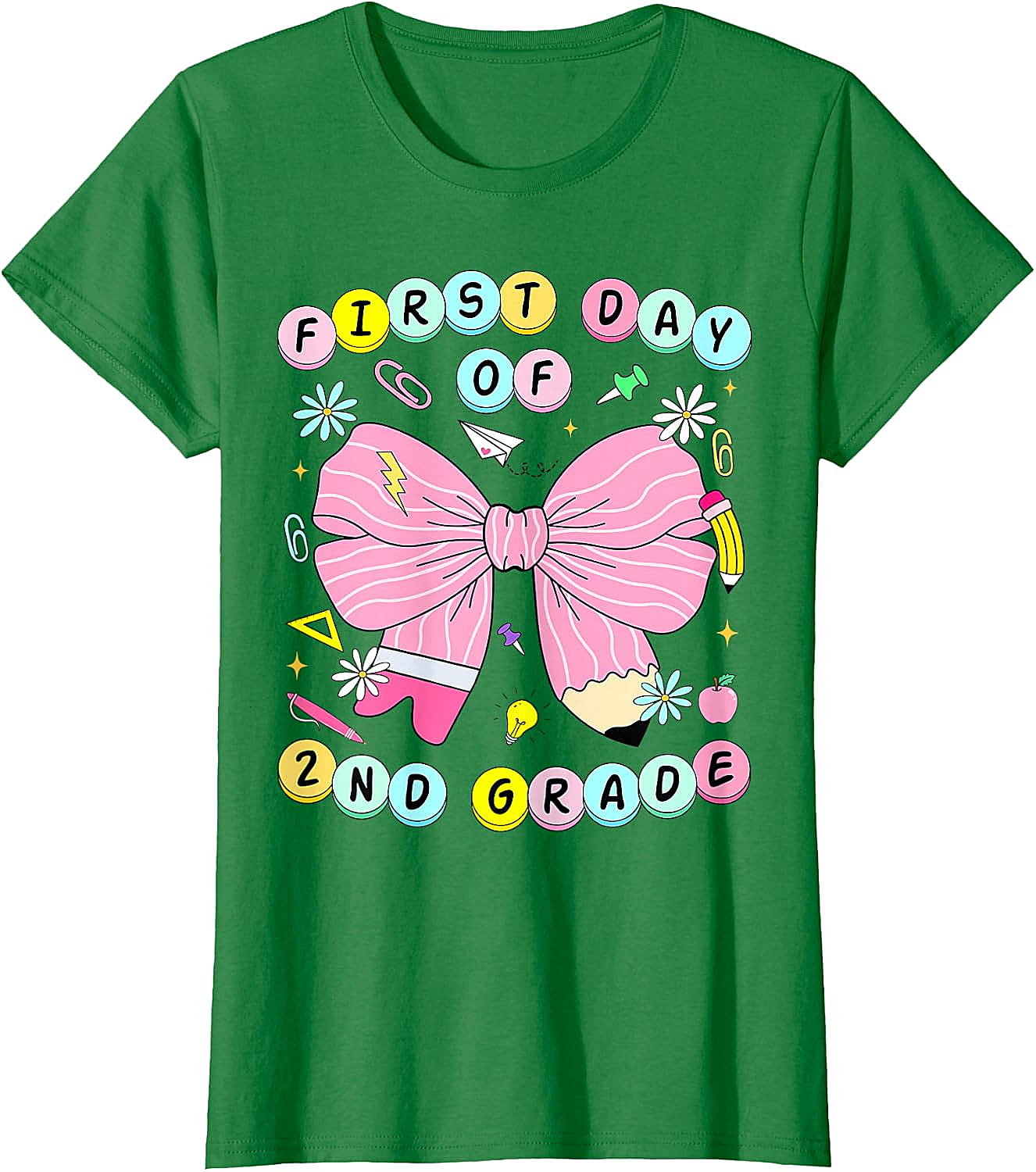 2nd Grade Coquette Back to School Kids T-Shirt