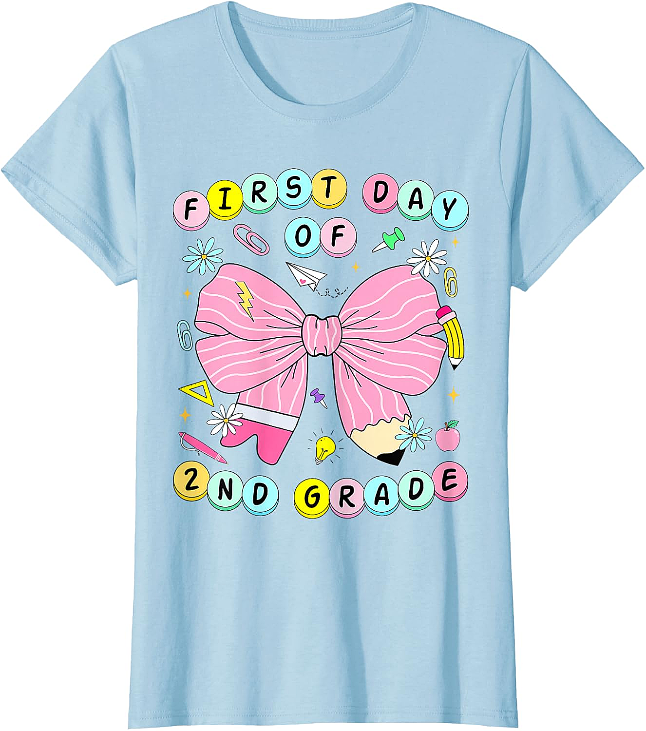 2nd Grade Coquette Back to School Kids T-Shirt