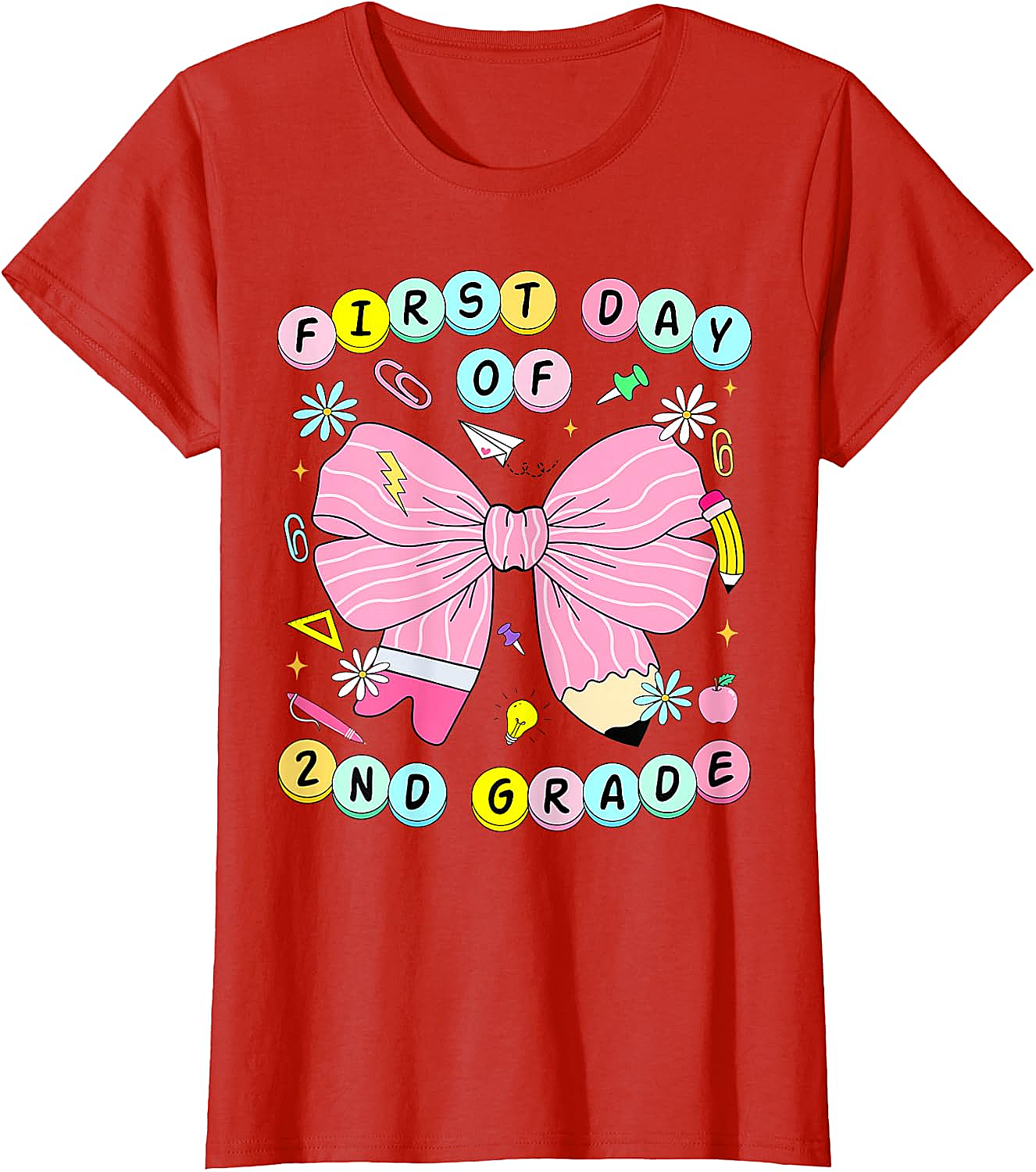 2nd Grade Coquette Back to School Kids T-Shirt