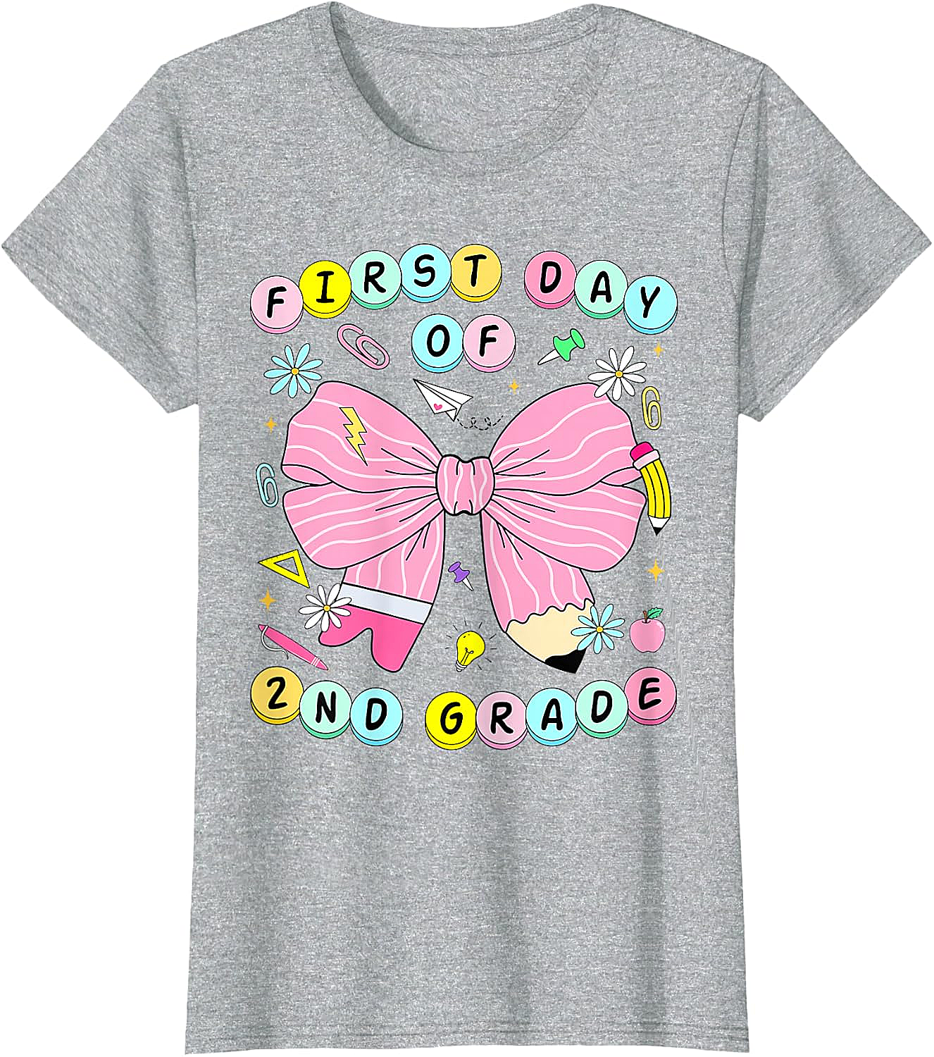 2nd Grade Coquette Back to School Kids T-Shirt