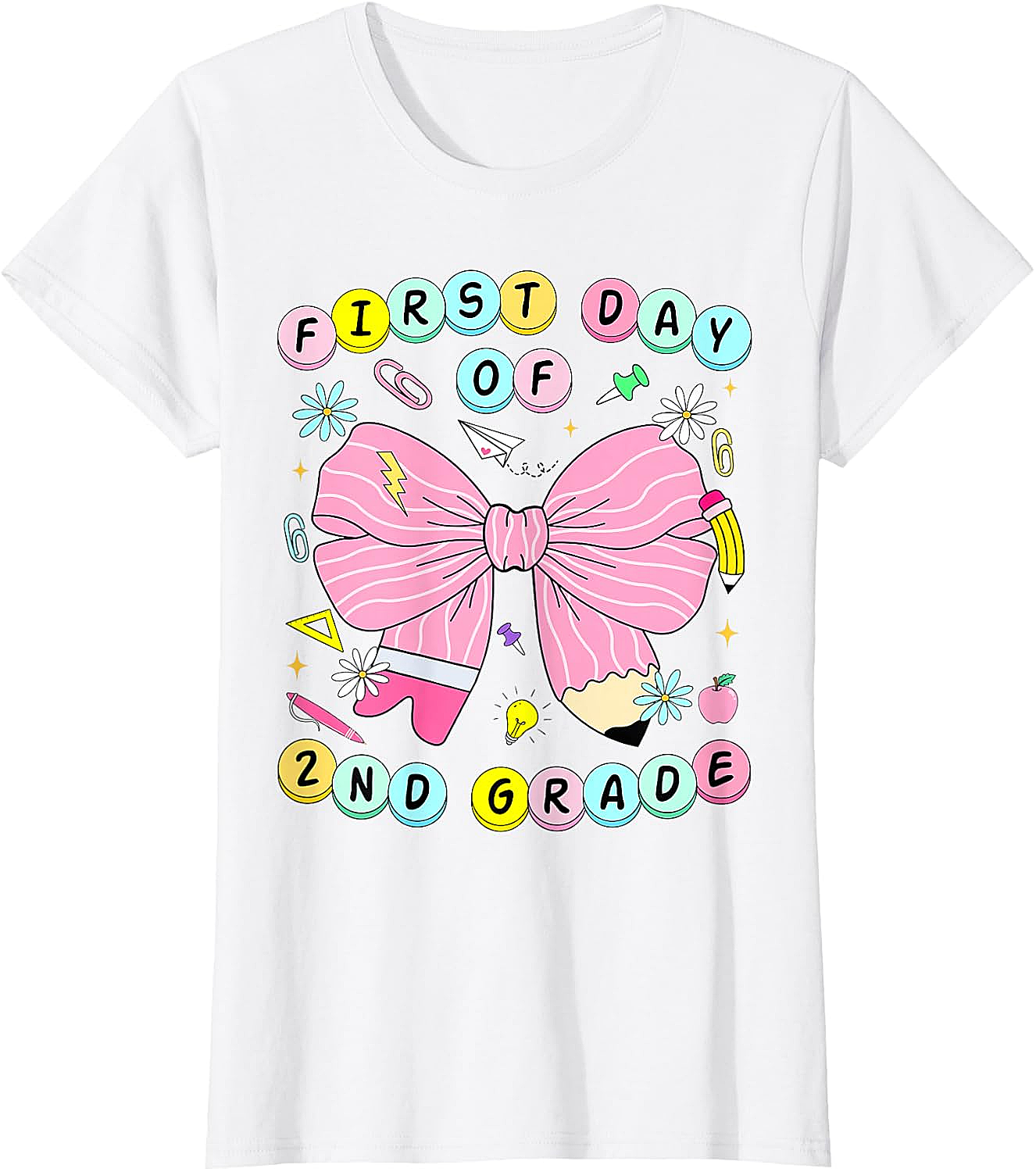 2nd Grade Coquette Back to School Kids T-Shirt