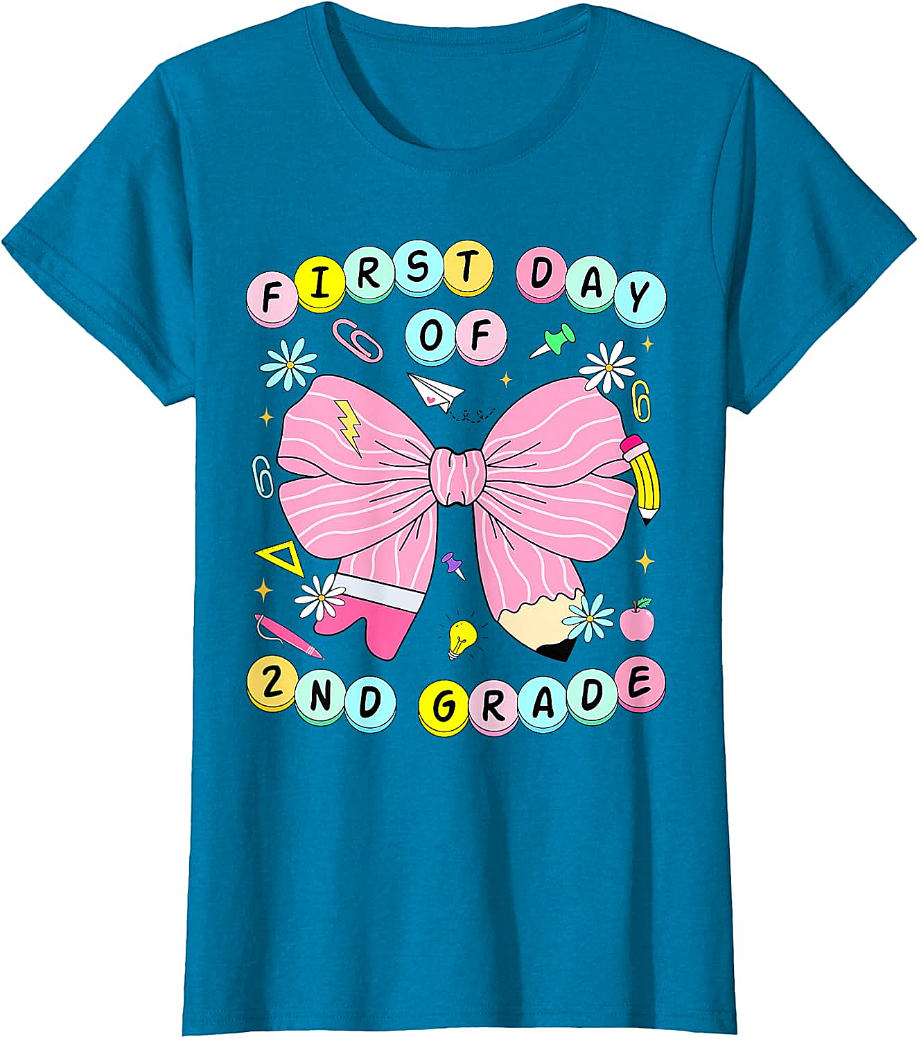 2nd Grade Coquette Back to School Kids T-Shirt