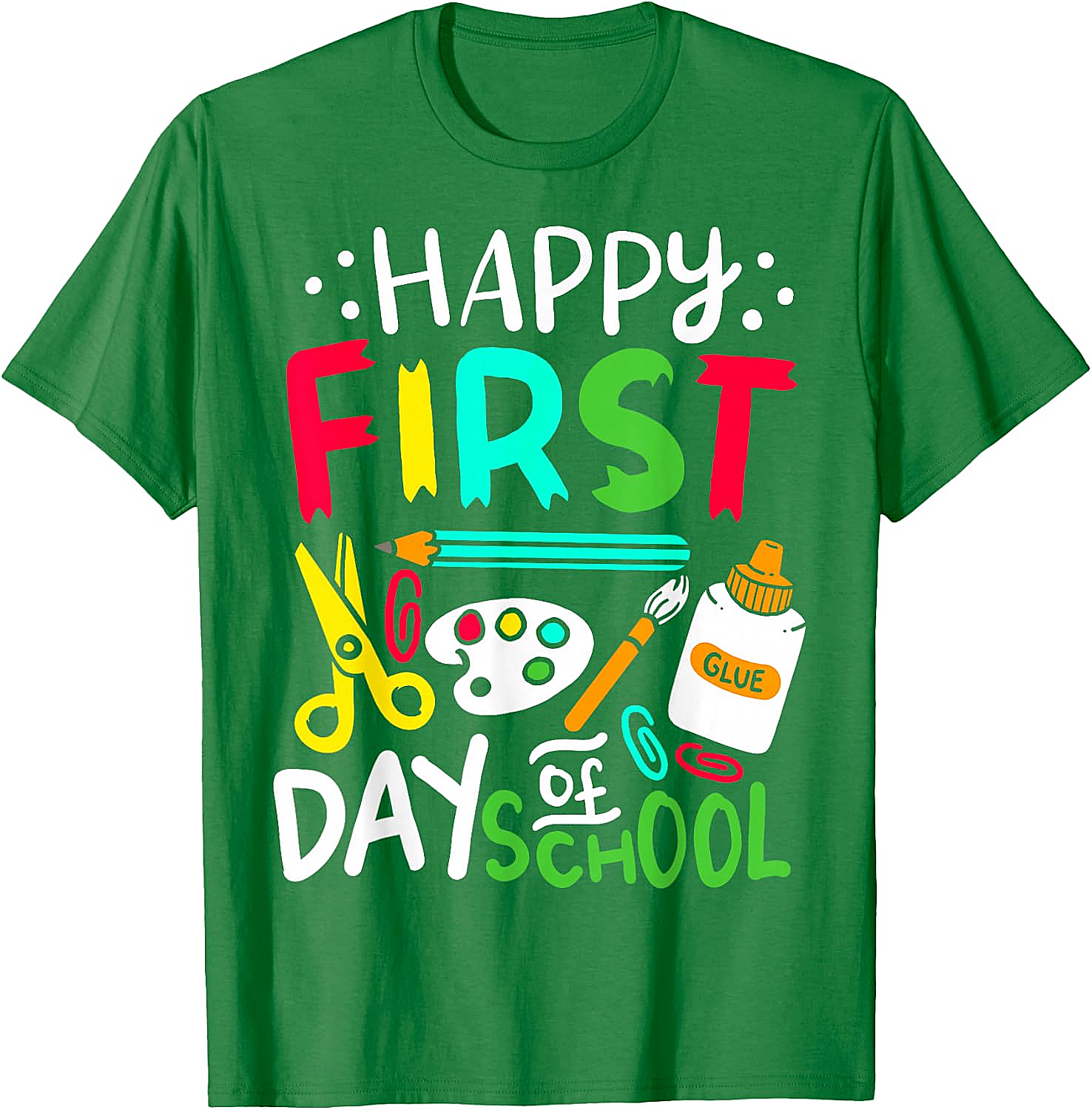 Happy First Day of School T-Shirt Back to School Tee