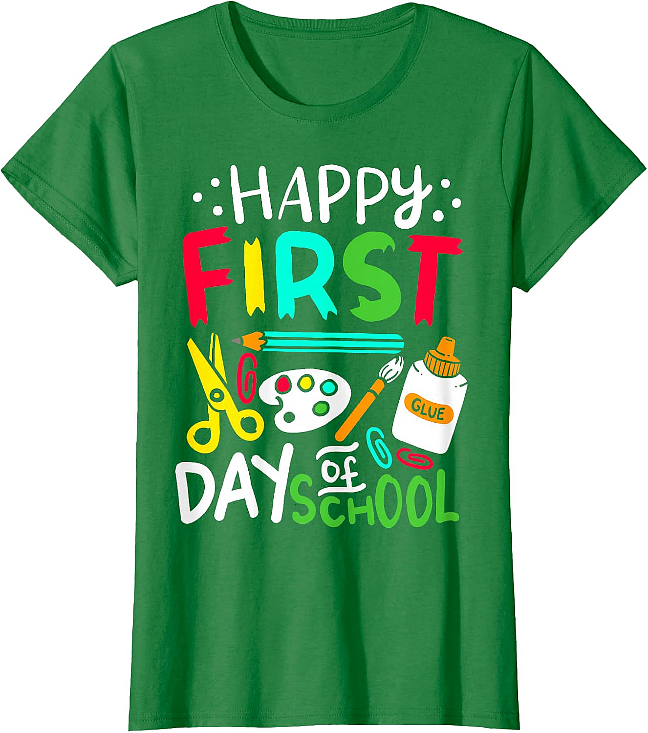 Happy First Day of School T-Shirt Back to School Tee