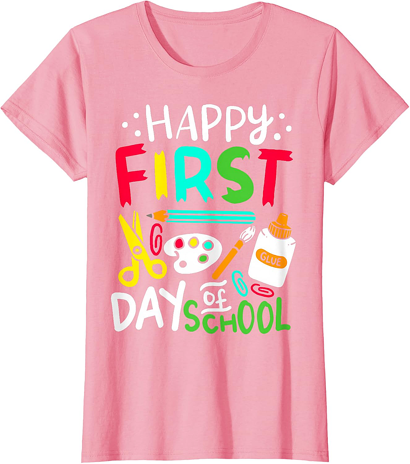 Happy First Day of School T-Shirt Back to School Tee
