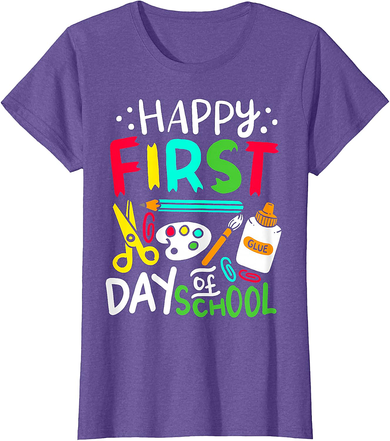 Happy First Day of School T-Shirt Back to School Tee