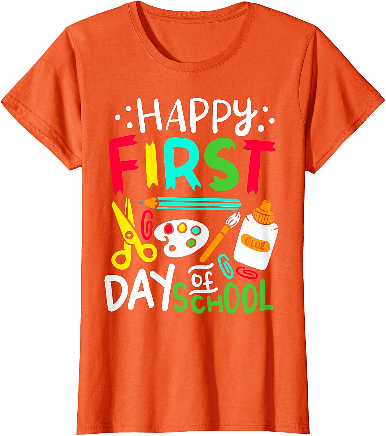 Happy First Day of School T-Shirt Back to School Tee
