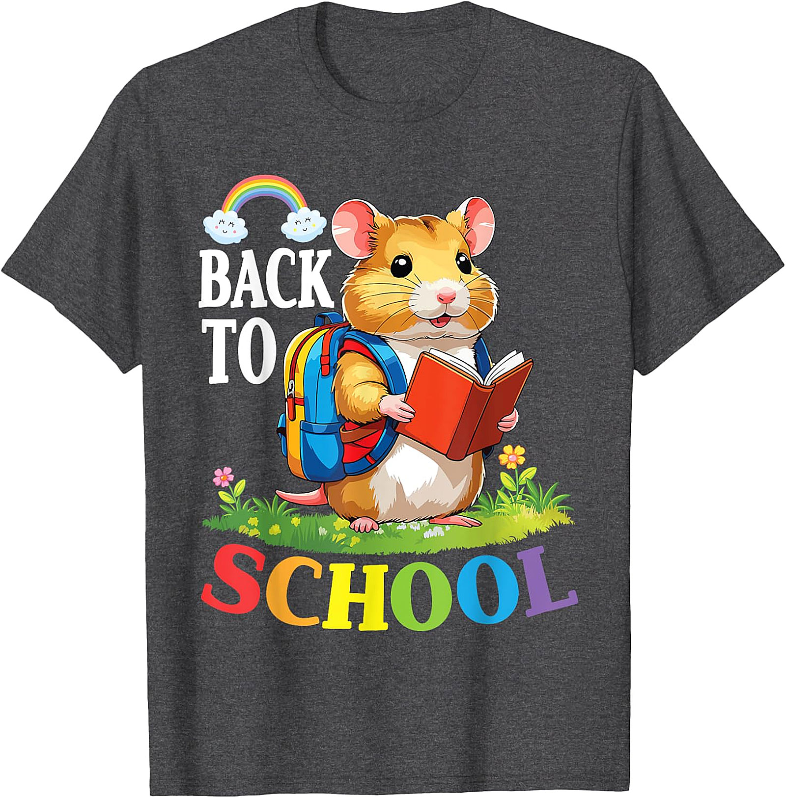 Back to School Hamster T-Shirt | Cute Animal Tee