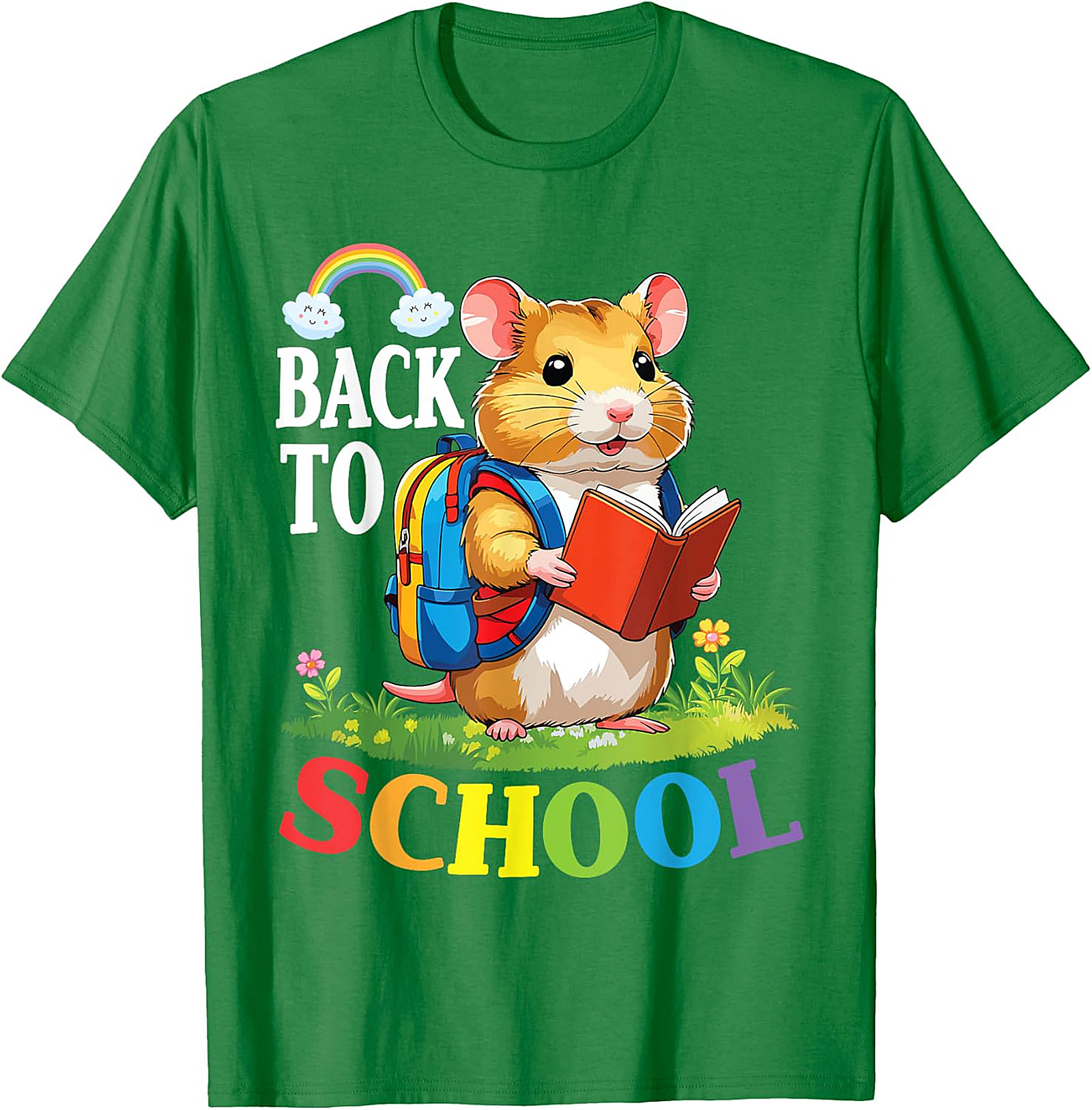 Back to School Hamster T-Shirt | Cute Animal Tee