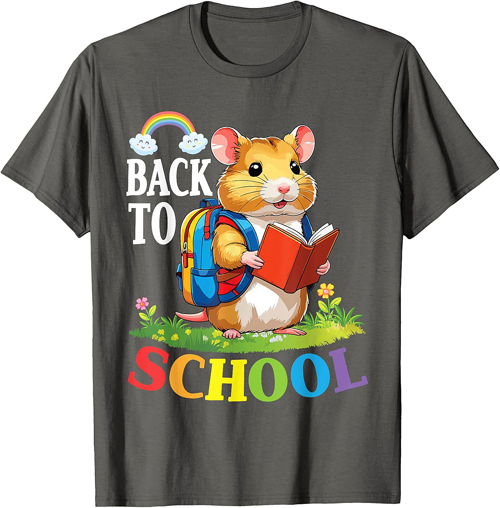 Back to School Hamster T-Shirt | Cute Animal Tee