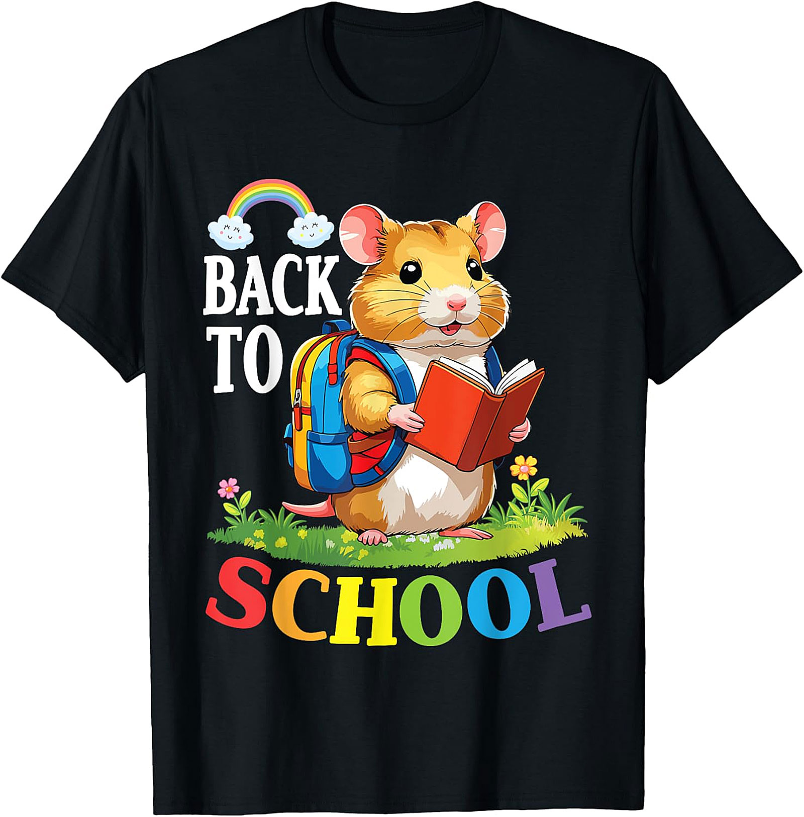Back to School Hamster T-Shirt | Cute Animal Tee