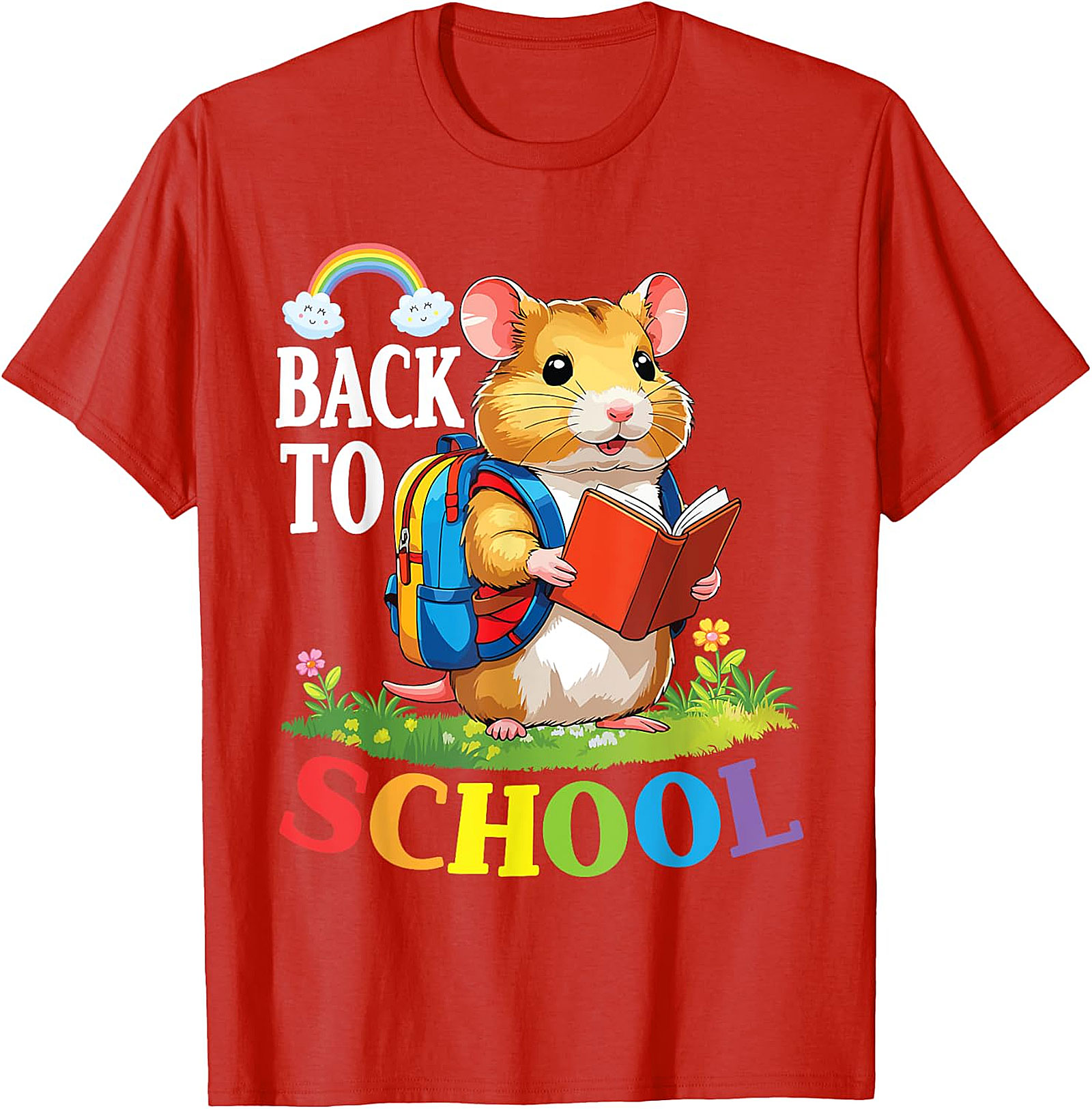 Back to School Hamster T-Shirt | Cute Animal Tee