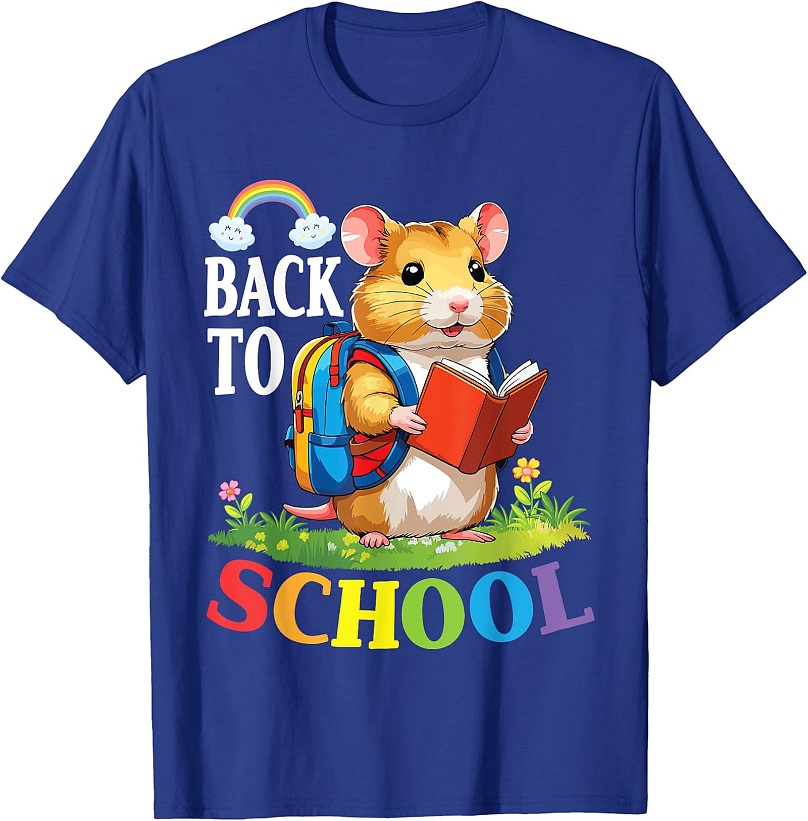 Back to School Hamster T-Shirt | Cute Animal Tee