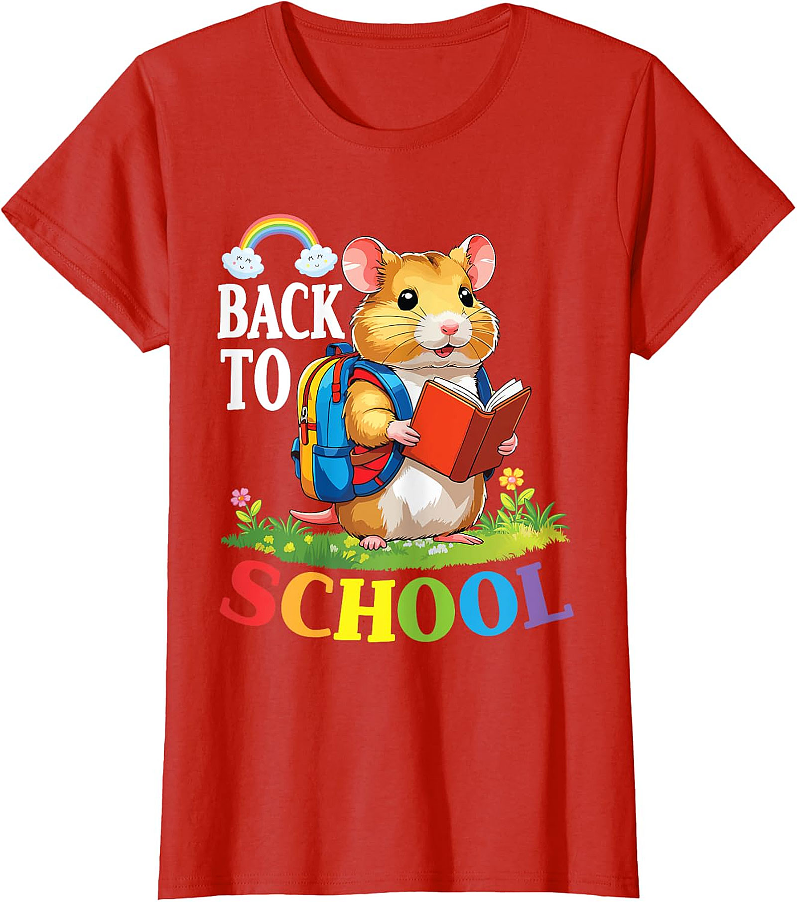 Back to School Hamster T-Shirt | Cute Animal Tee