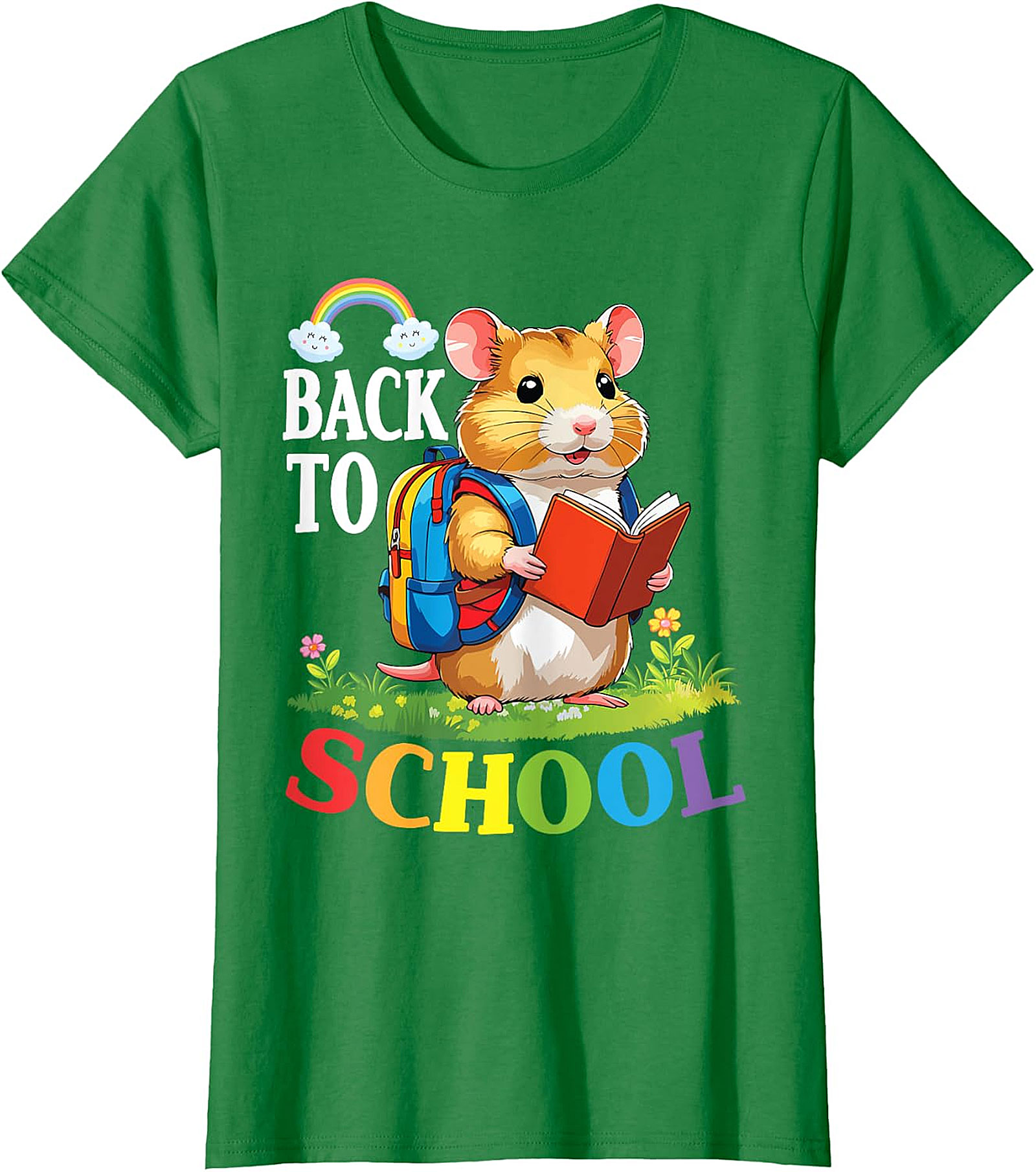 Back to School Hamster T-Shirt | Cute Animal Tee
