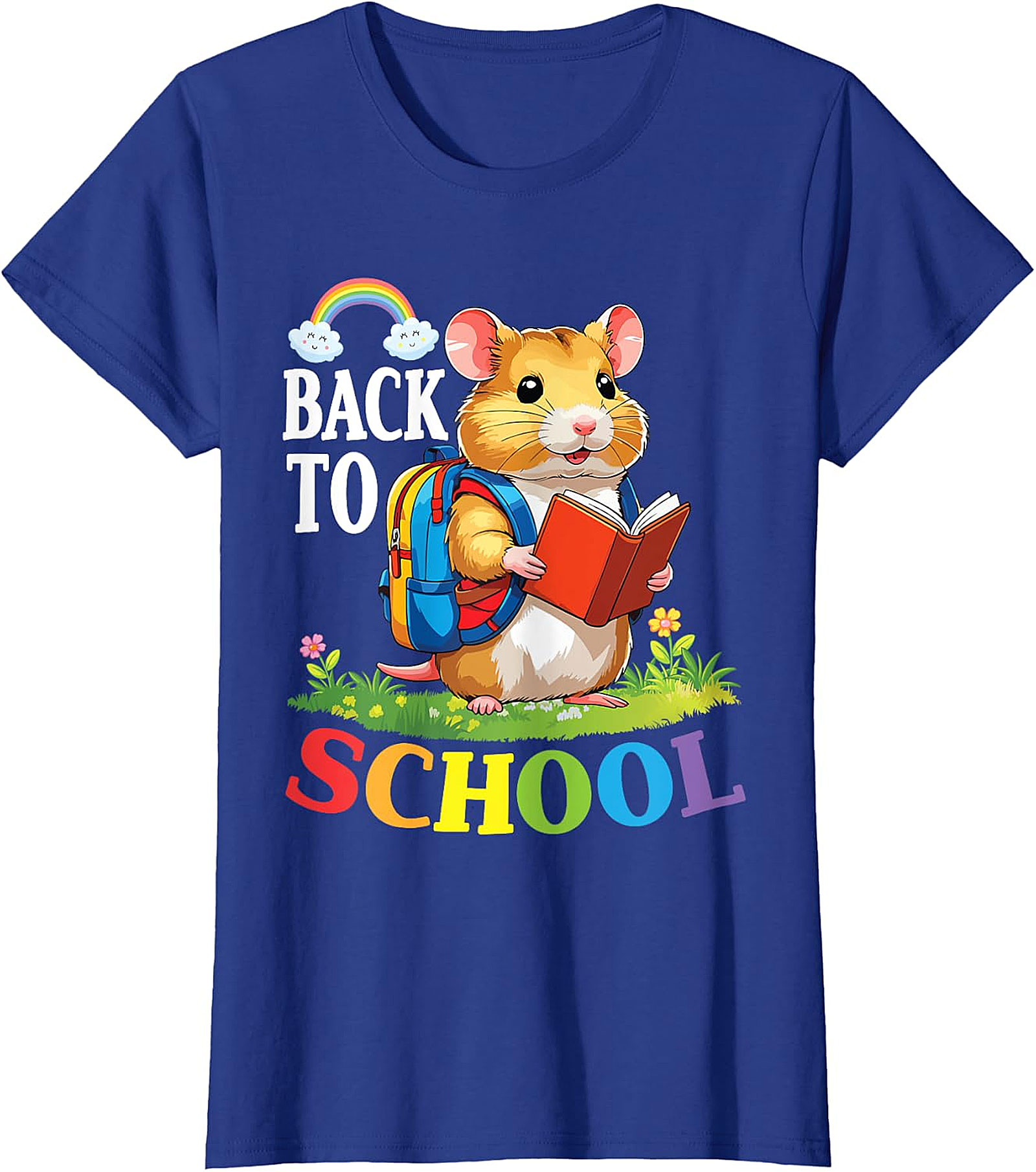 Back to School Hamster T-Shirt | Cute Animal Tee