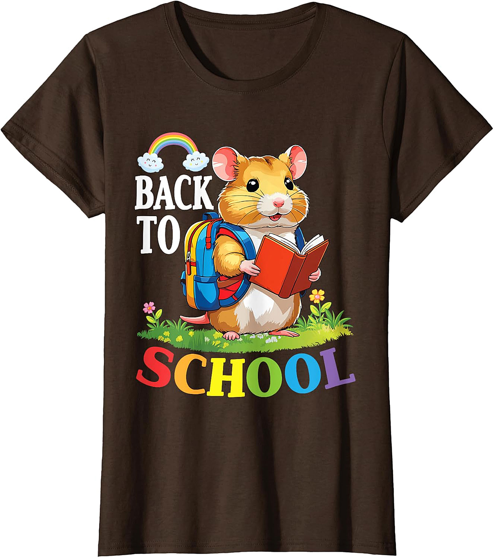 Back to School Hamster T-Shirt | Cute Animal Tee