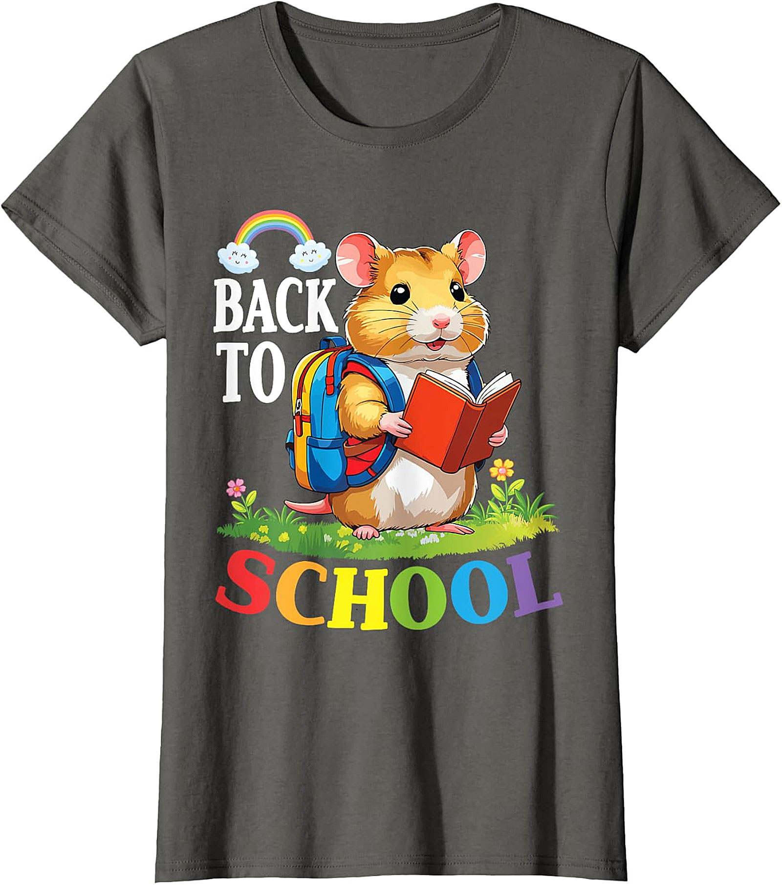 Back to School Hamster T-Shirt | Cute Animal Tee