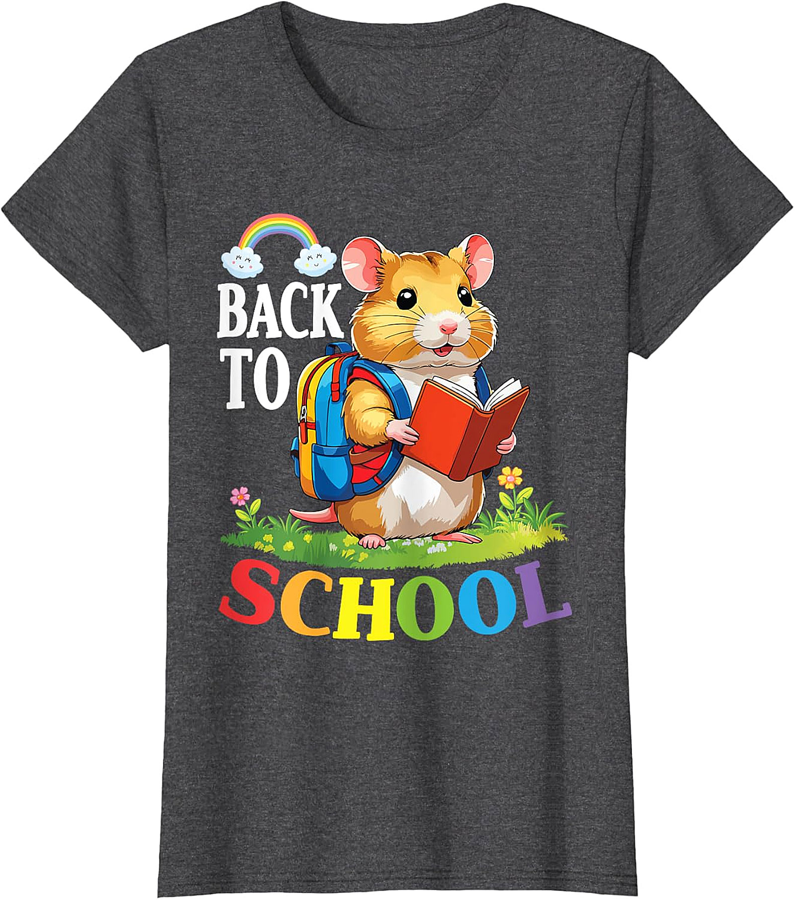 Back to School Hamster T-Shirt | Cute Animal Tee