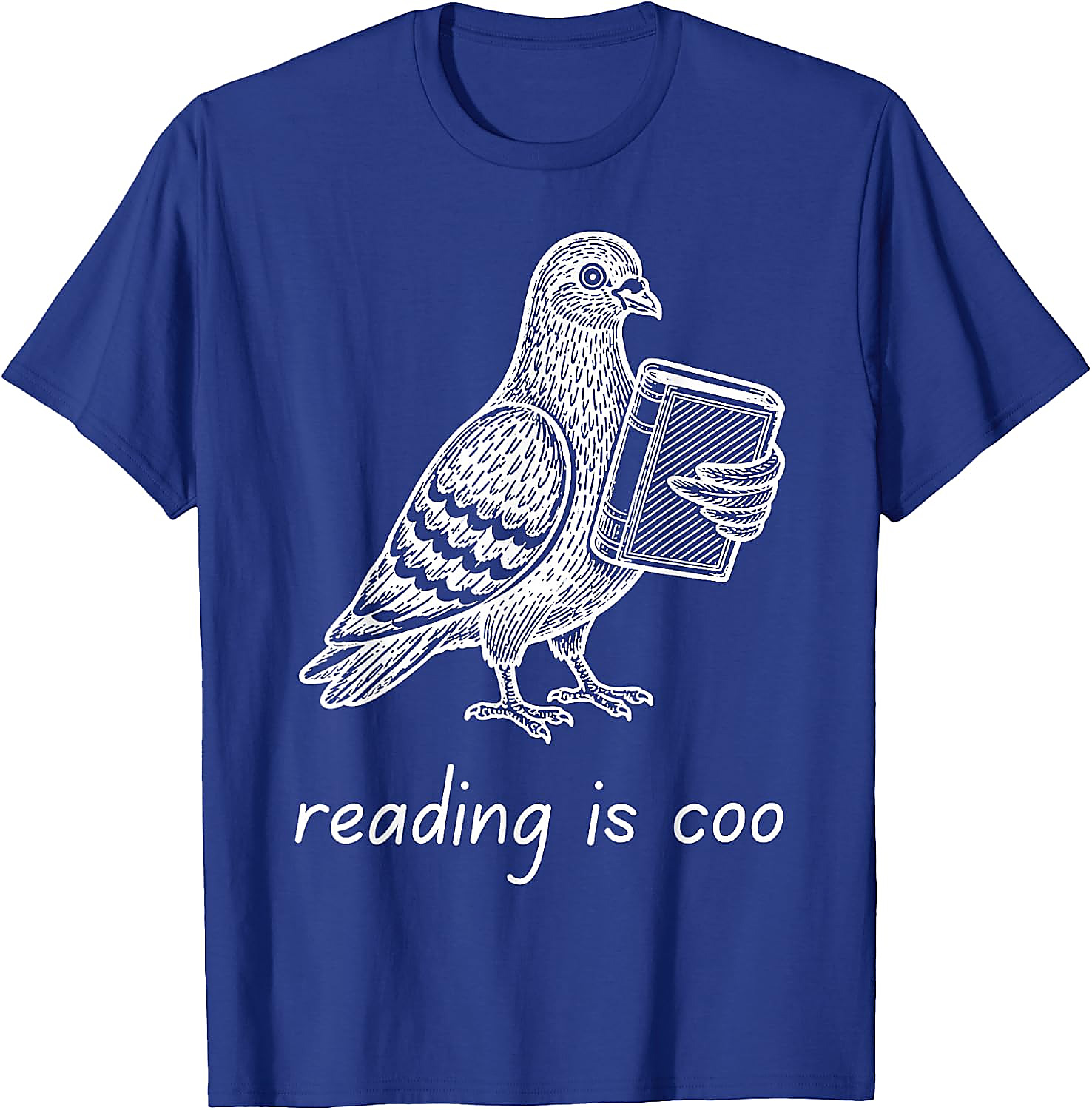 Reading is Coo Pigeon T-Shirt | Funny Book Lover Gift Tee