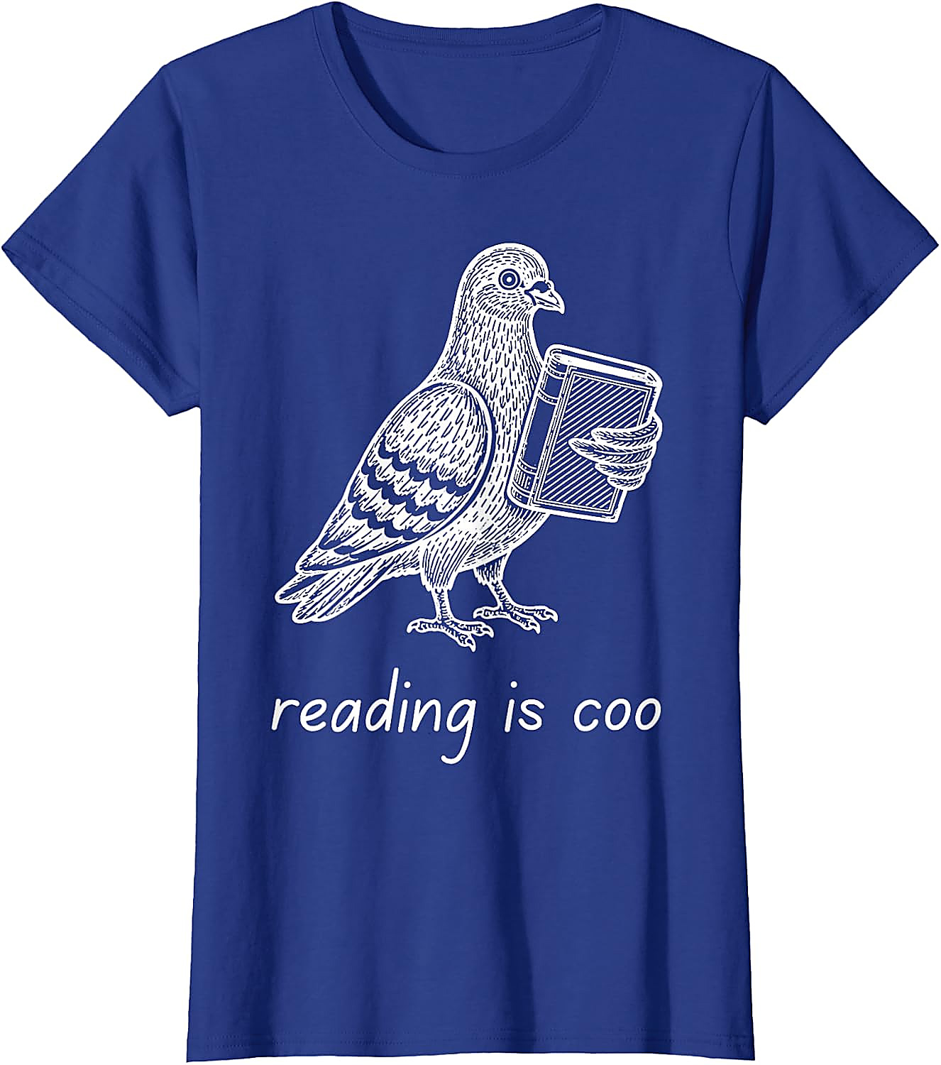Reading is Coo Pigeon T-Shirt | Funny Book Lover Gift Tee