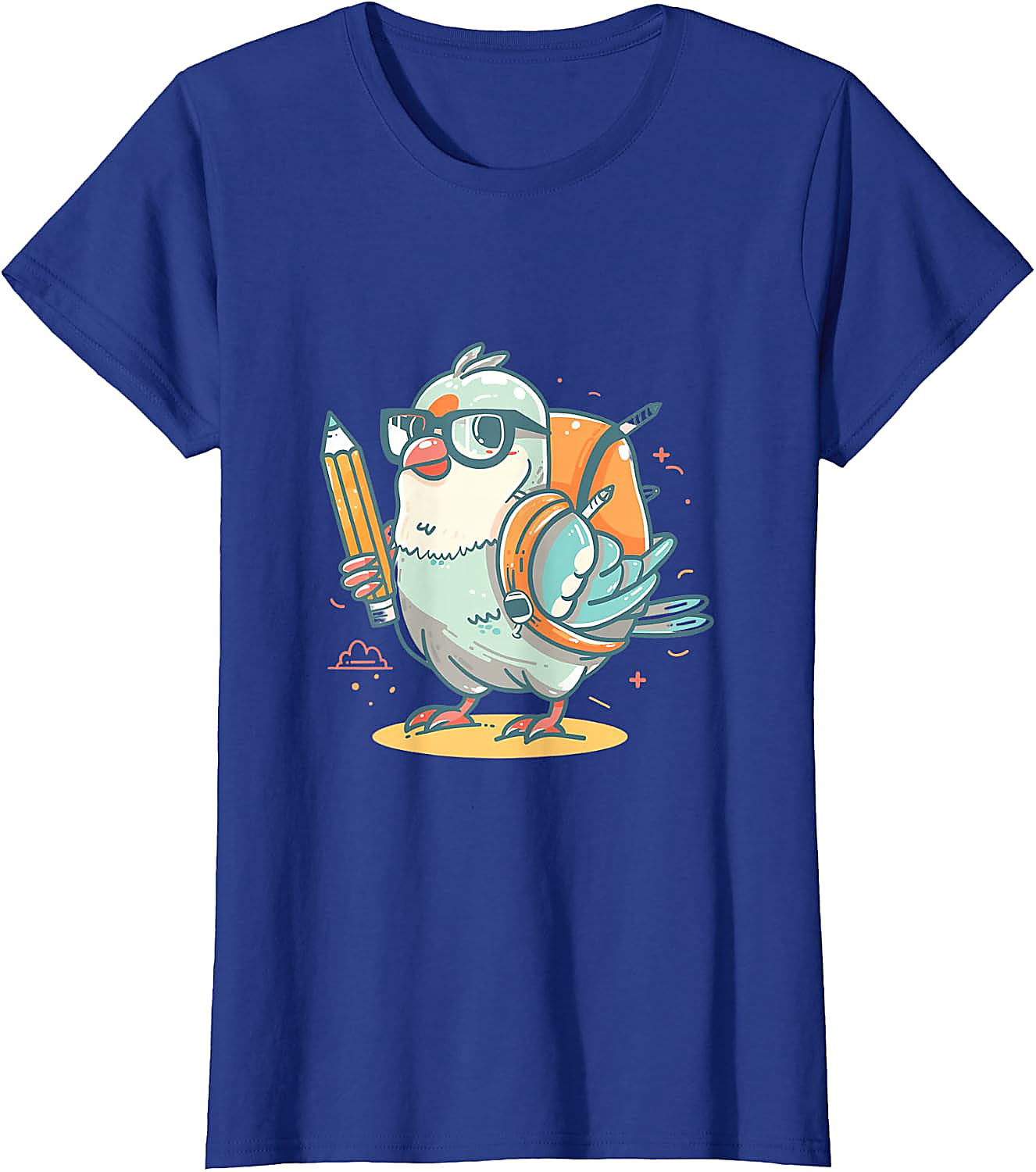 Pigeon Back To School T-Shirt | Funny Bird Graphic Tee