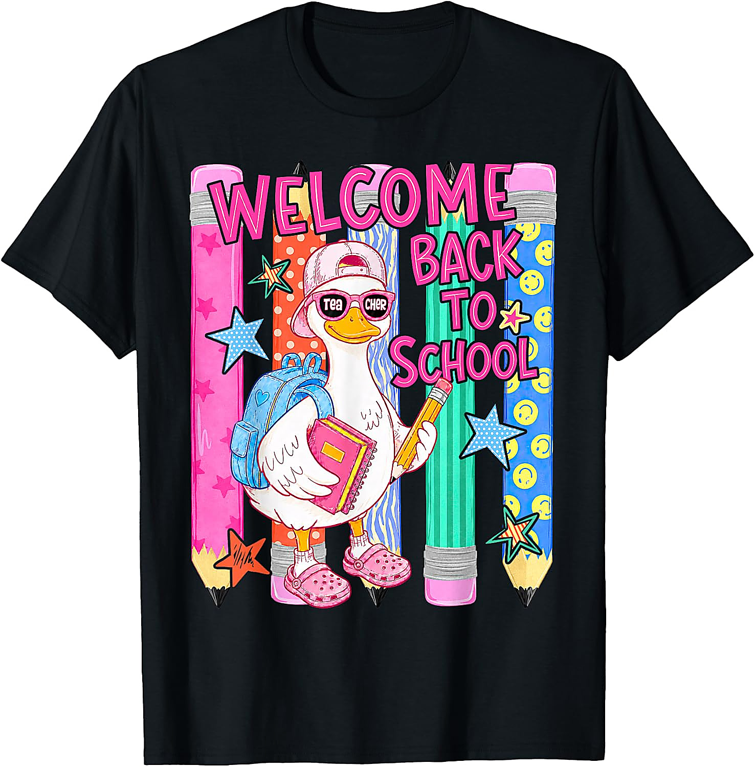 Cute Goose Back to School T-Shirt | First Day of School Tee
