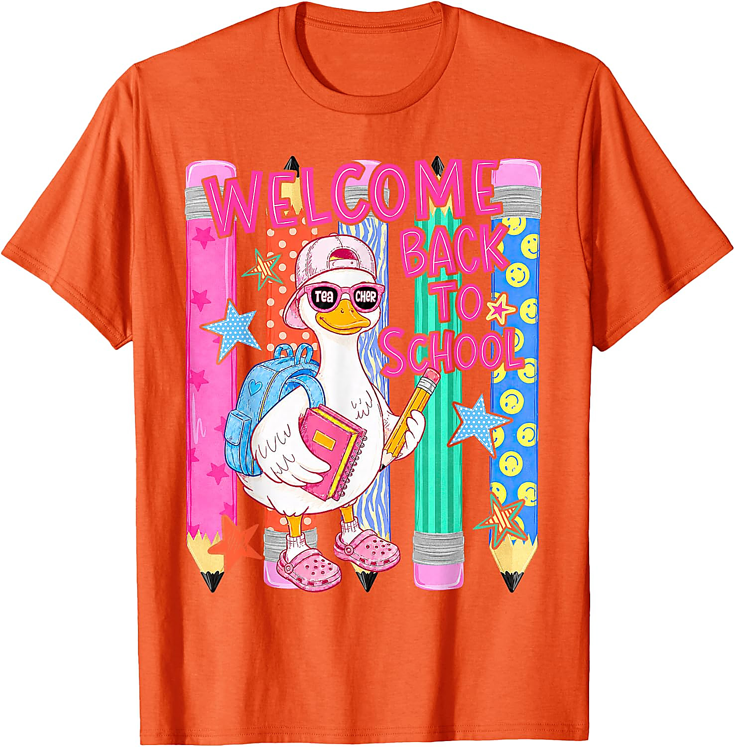 Cute Goose Back to School T-Shirt | First Day of School Tee