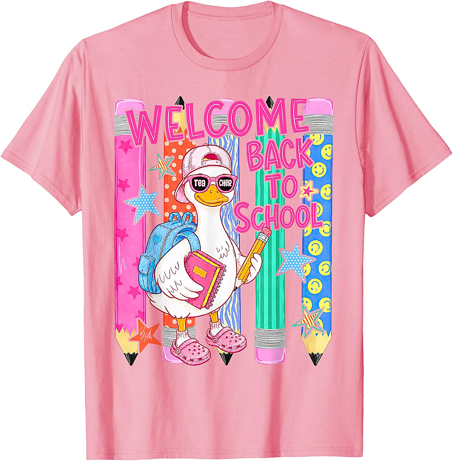 Cute Goose Back to School T-Shirt | First Day of School Tee