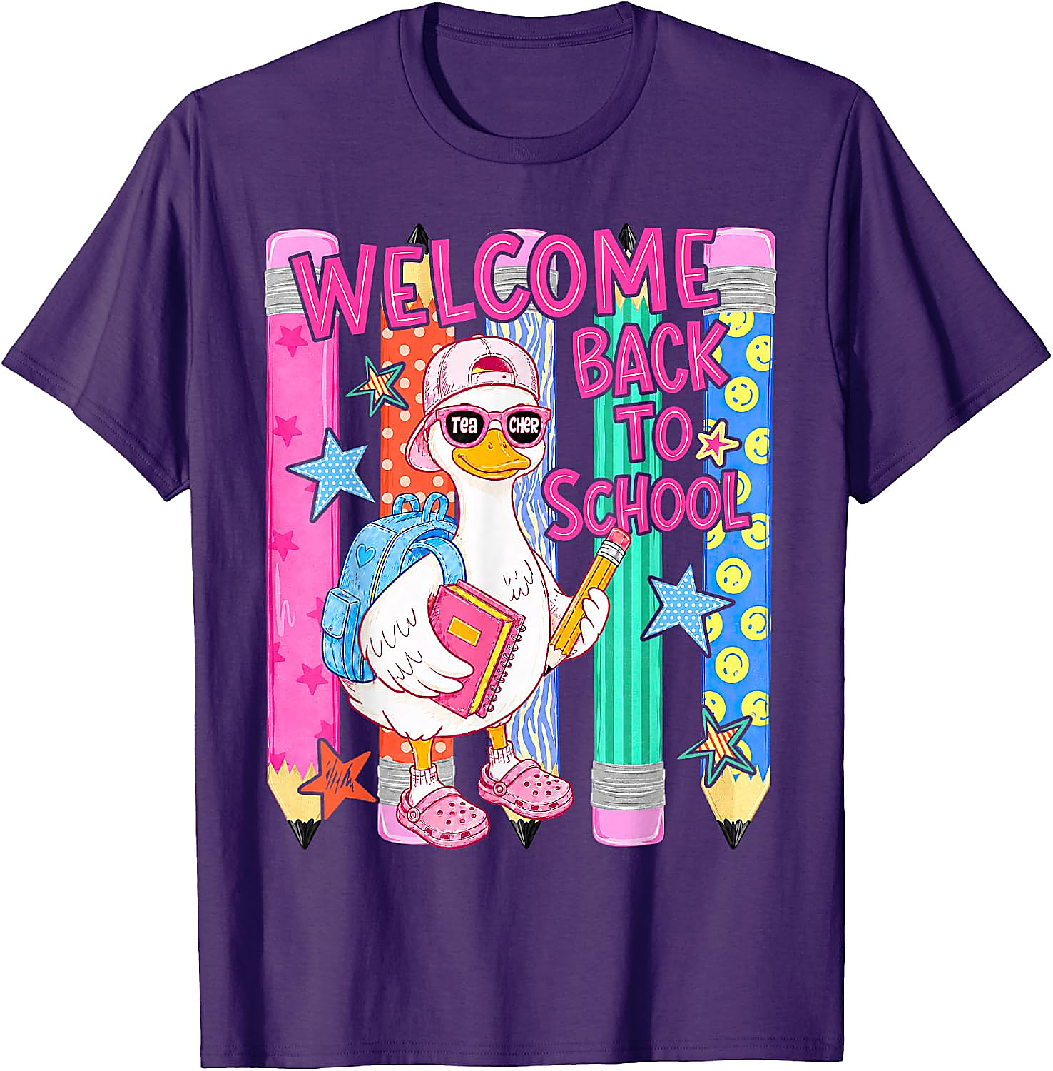 Cute Goose Back to School T-Shirt | First Day of School Tee