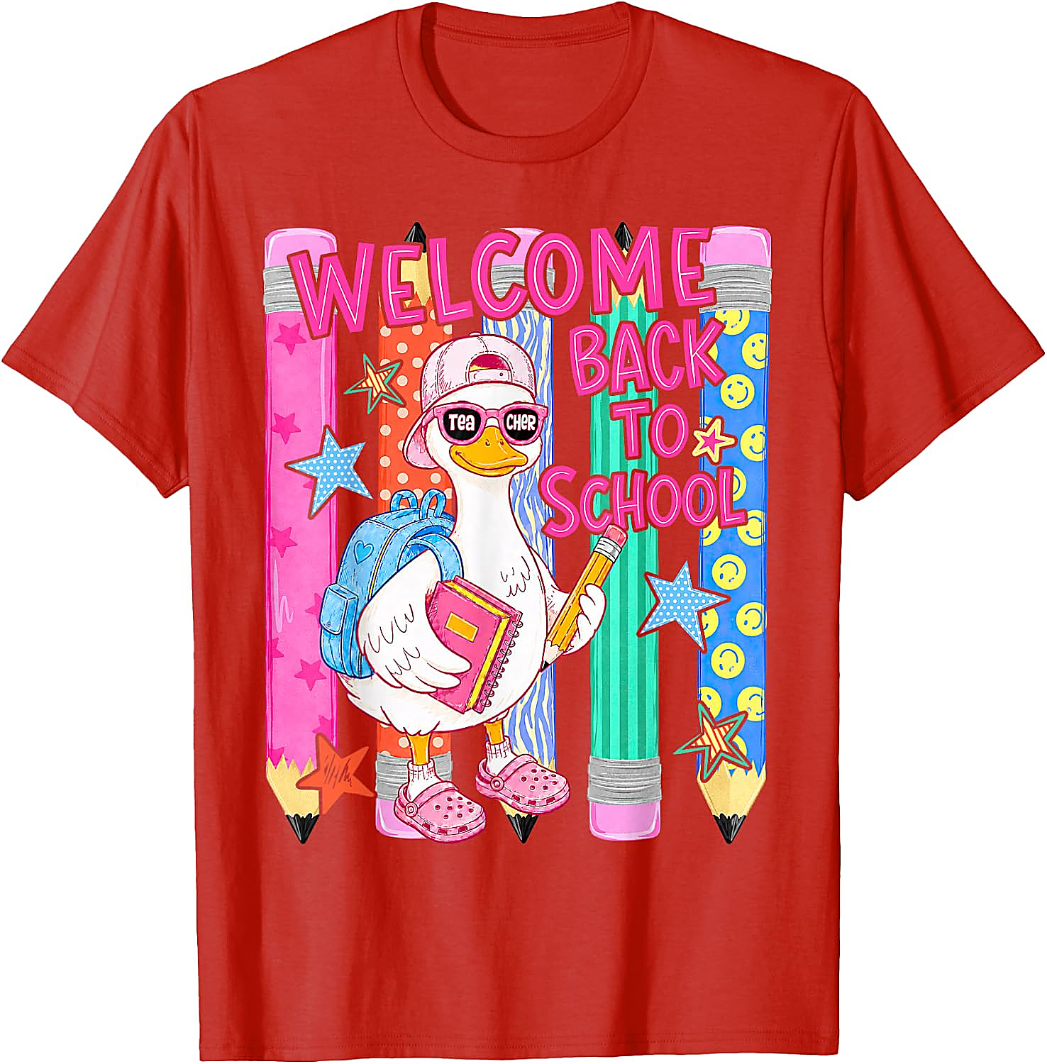 Cute Goose Back to School T-Shirt | First Day of School Tee
