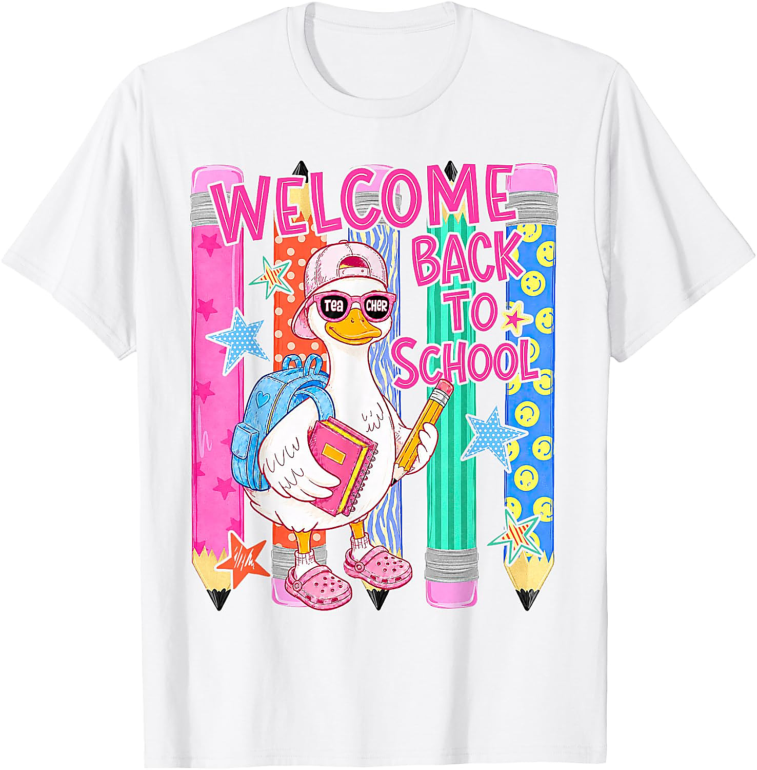 Cute Goose Back to School T-Shirt | First Day of School Tee
