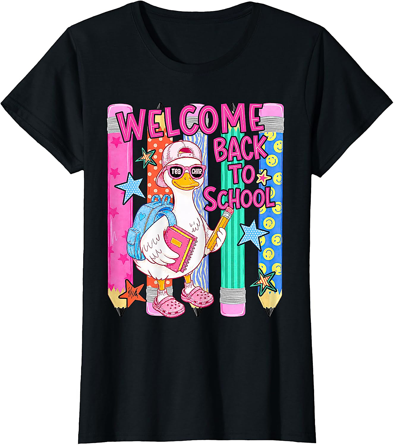 Cute Goose Back to School T-Shirt | First Day of School Tee