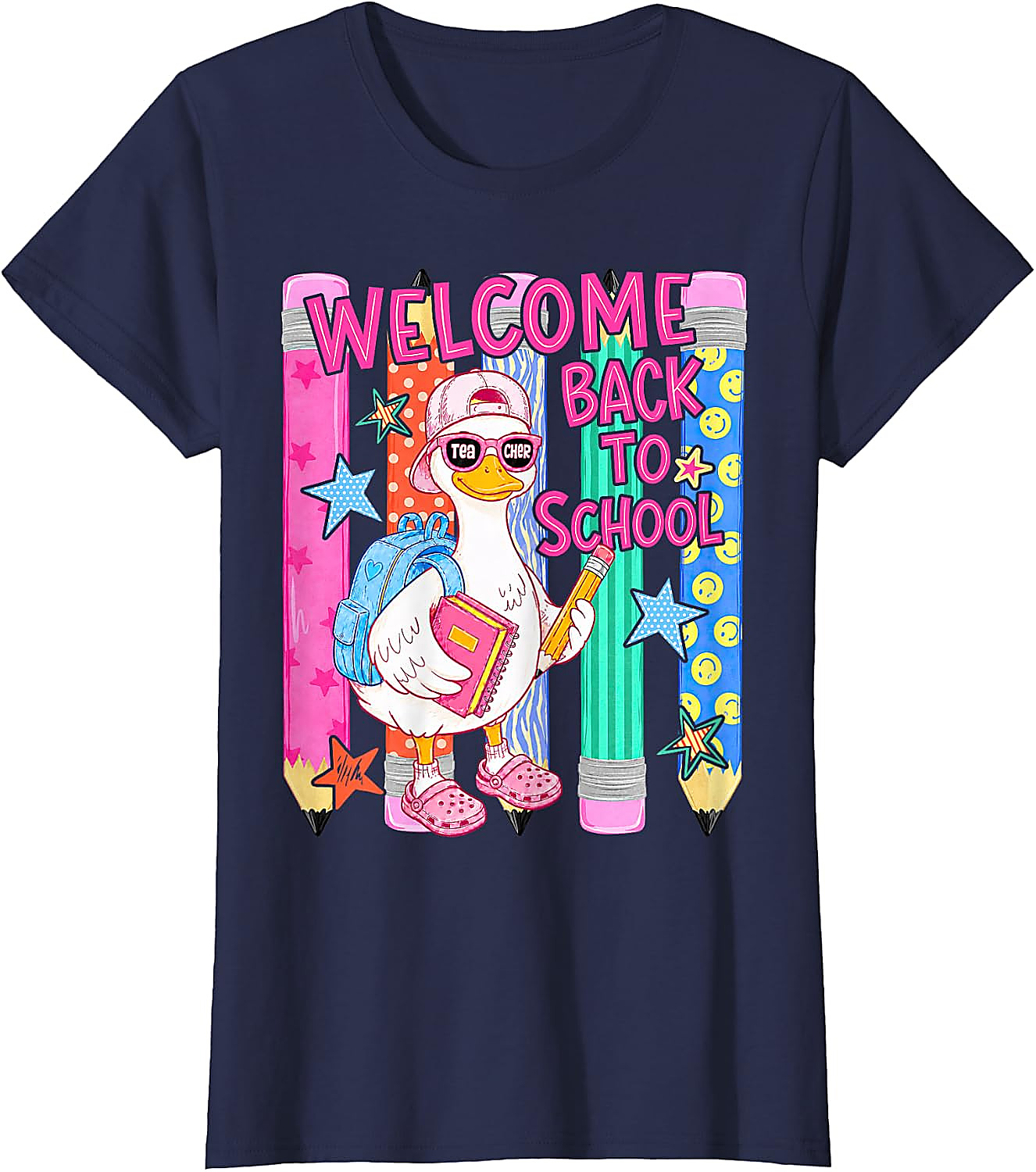 Cute Goose Back to School T-Shirt | First Day of School Tee