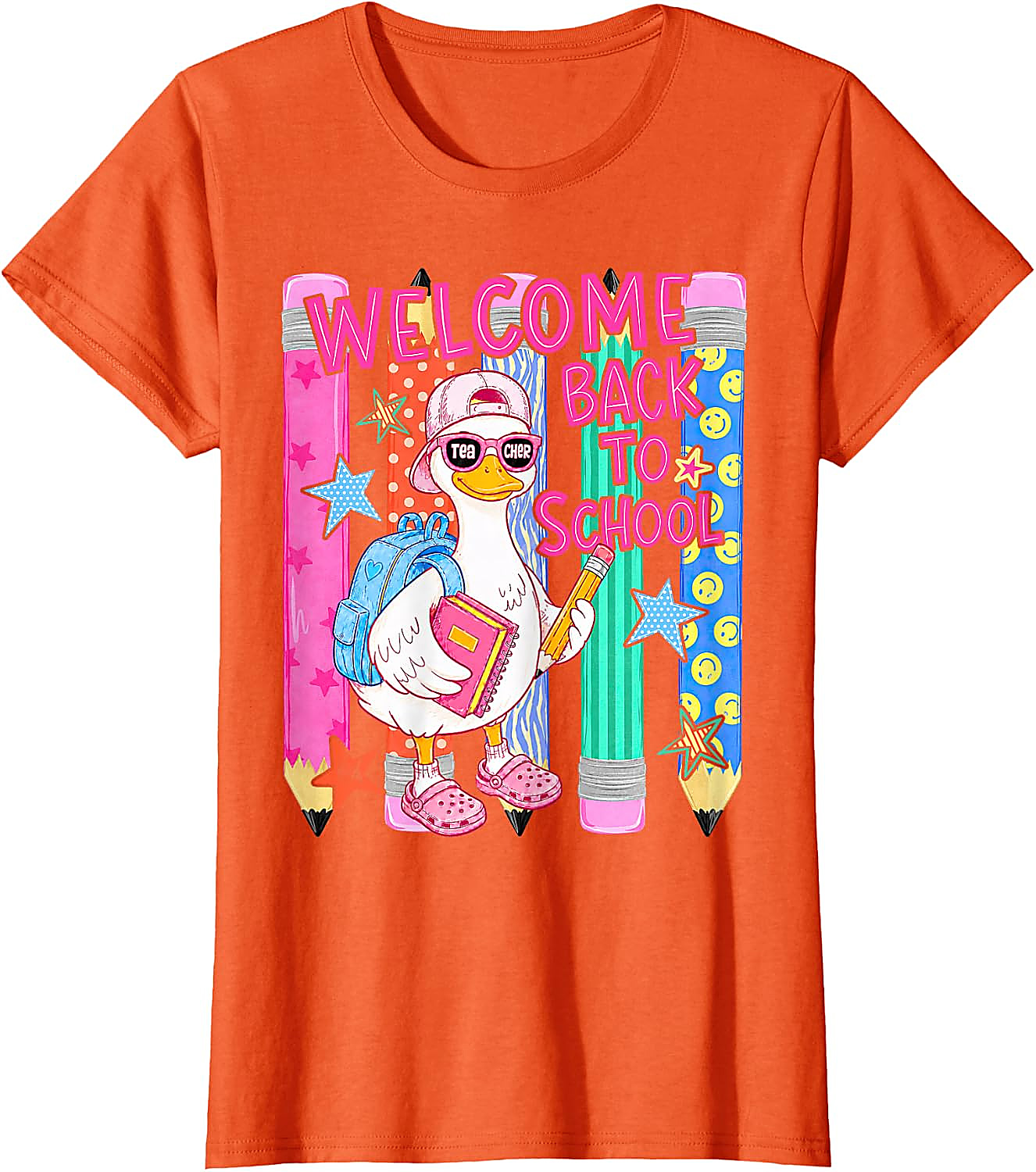Cute Goose Back to School T-Shirt | First Day of School Tee