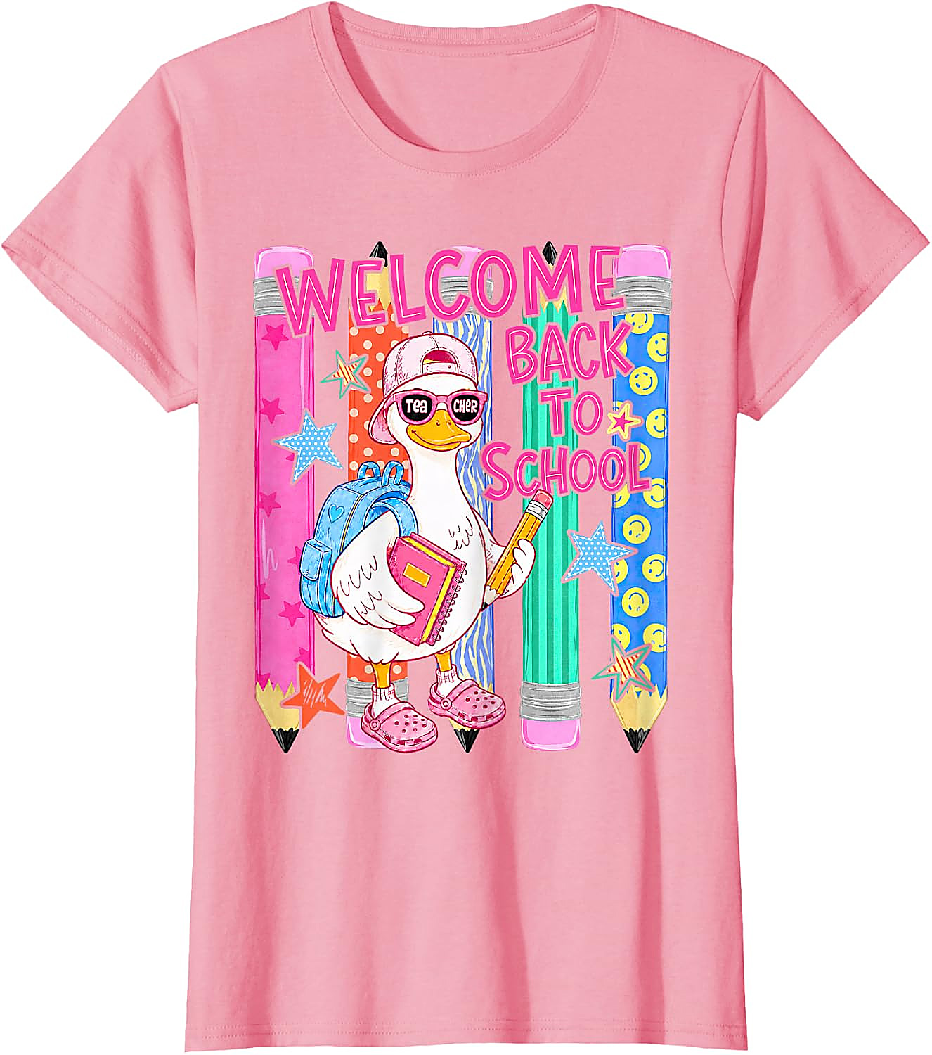 Cute Goose Back to School T-Shirt | First Day of School Tee