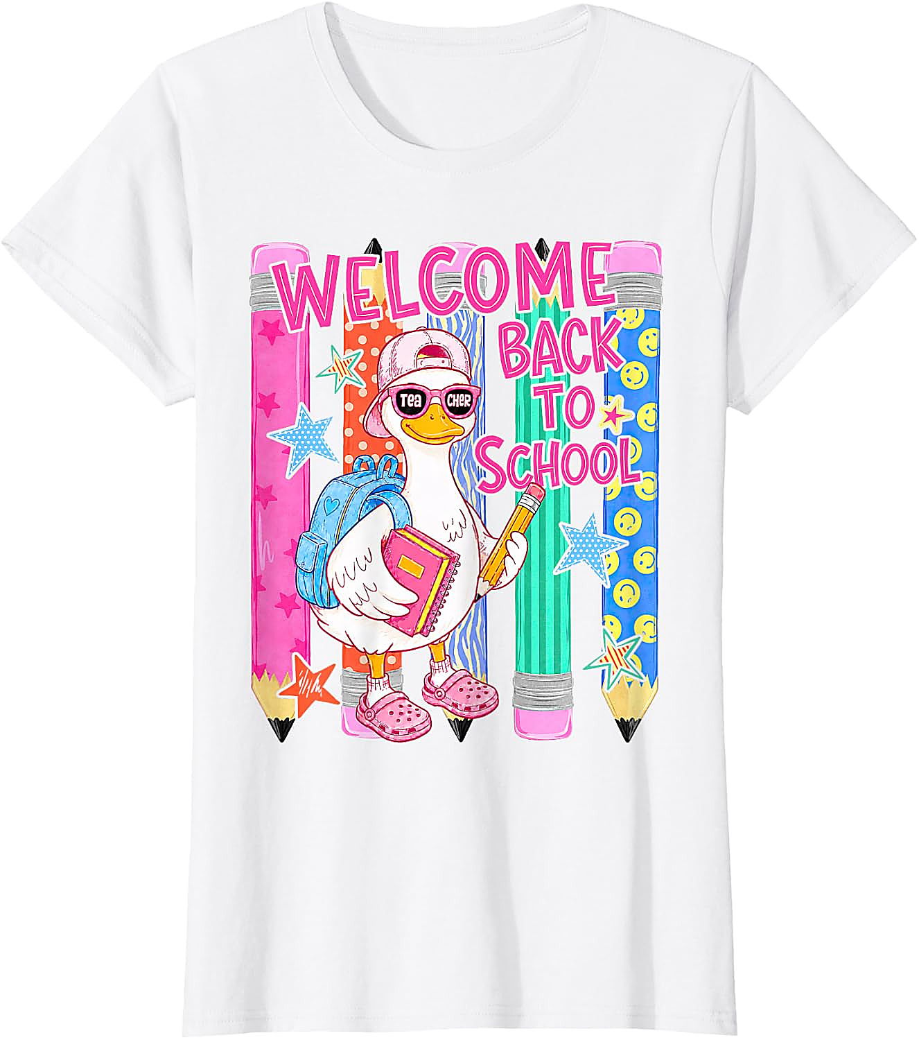 Cute Goose Back to School T-Shirt | First Day of School Tee
