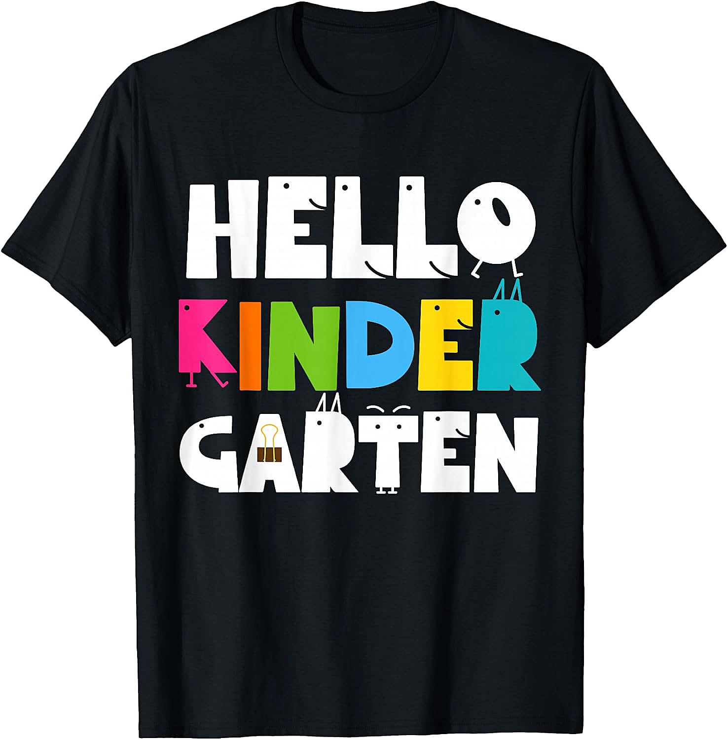 Hello Kindergarten Team Kinder Back to School Teacher Kids T-Shirt