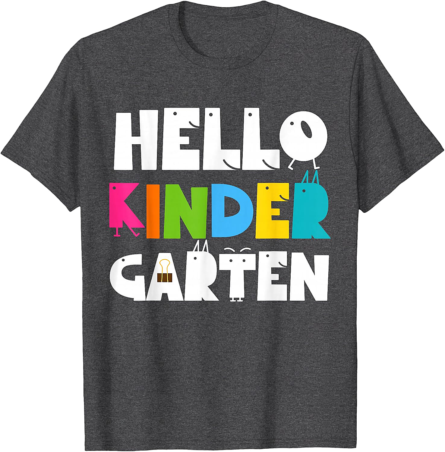 Hello Kindergarten Team Kinder Back to School Teacher Kids T-Shirt