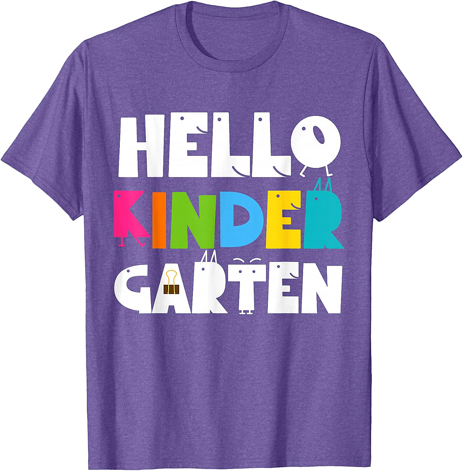 Hello Kindergarten Team Kinder Back to School Teacher Kids T-Shirt