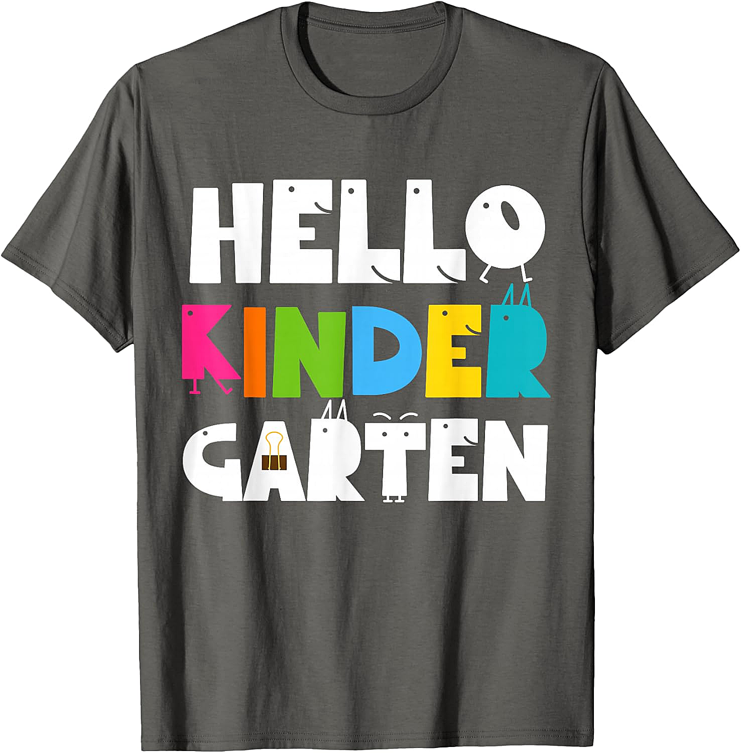 Hello Kindergarten Team Kinder Back to School Teacher Kids T-Shirt